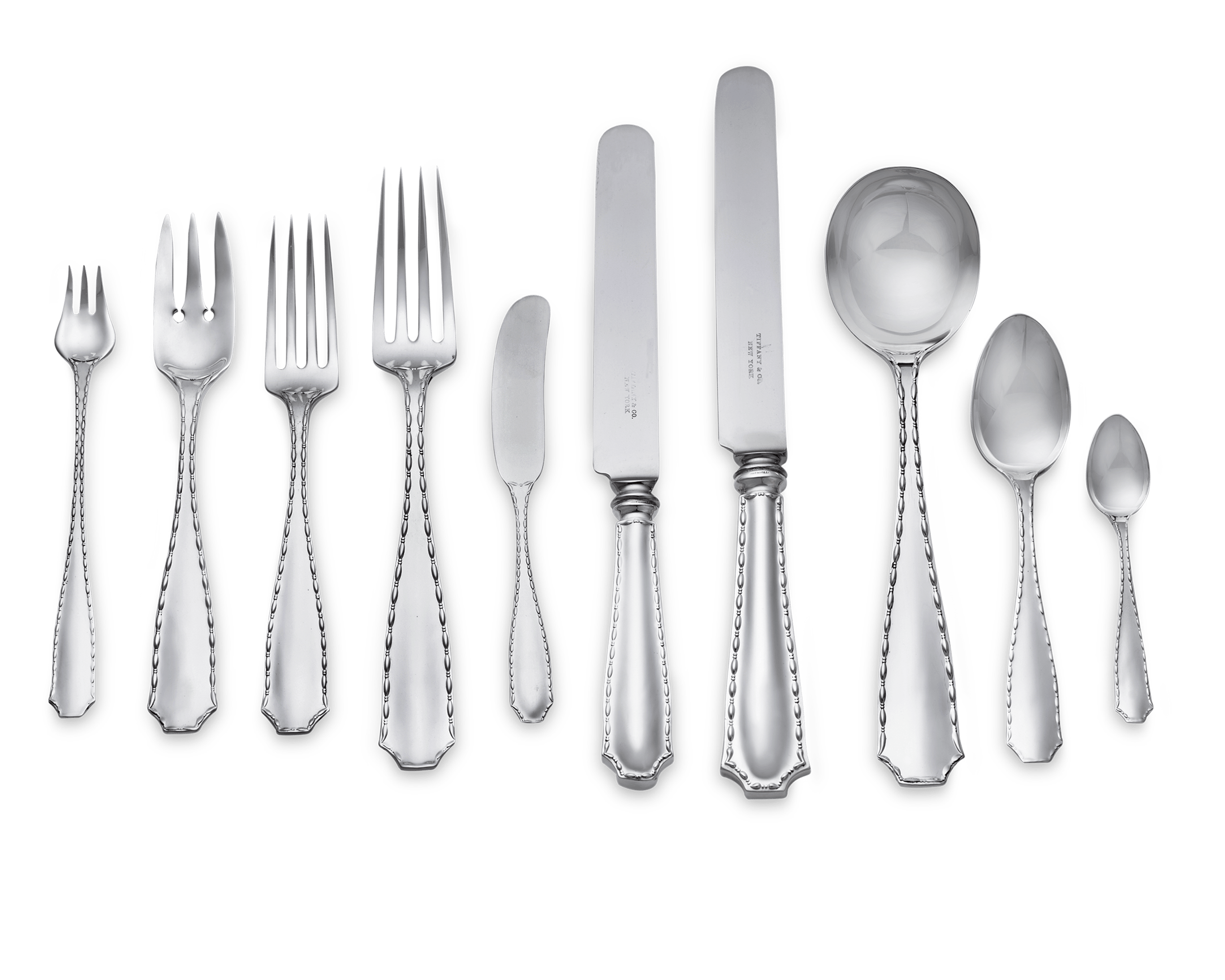 Tiffany & Co. Marquise Flatware Service, 137 Pieces