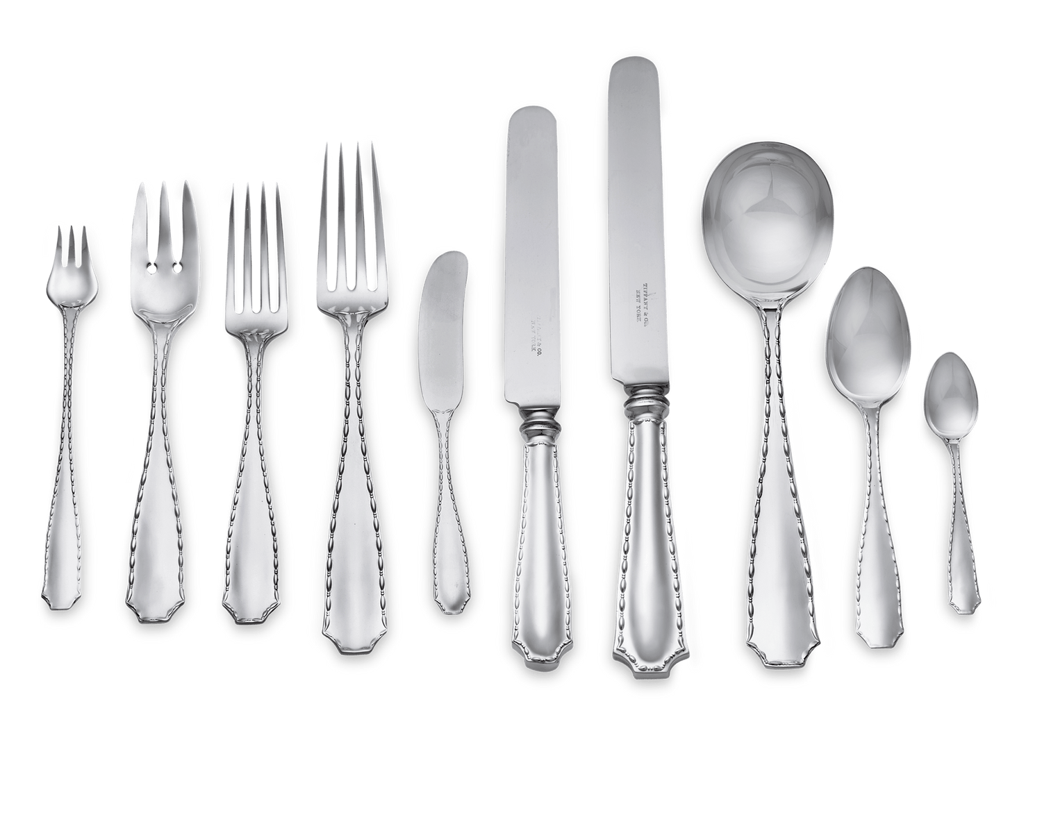 Tiffany & Co. Marquise Flatware Service, 137 Pieces