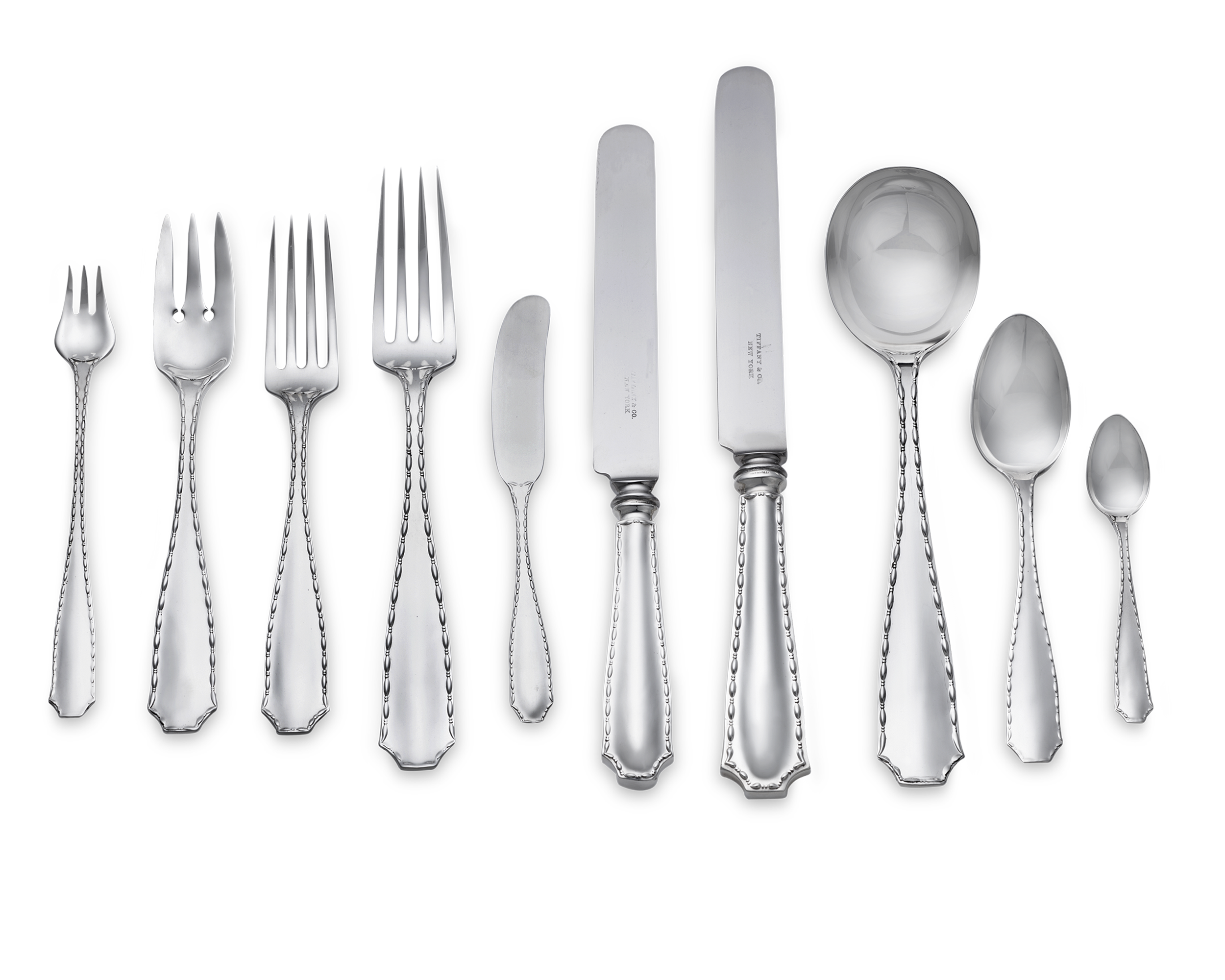 Tiffany & Co. Marquise Flatware Service, 137 Pieces