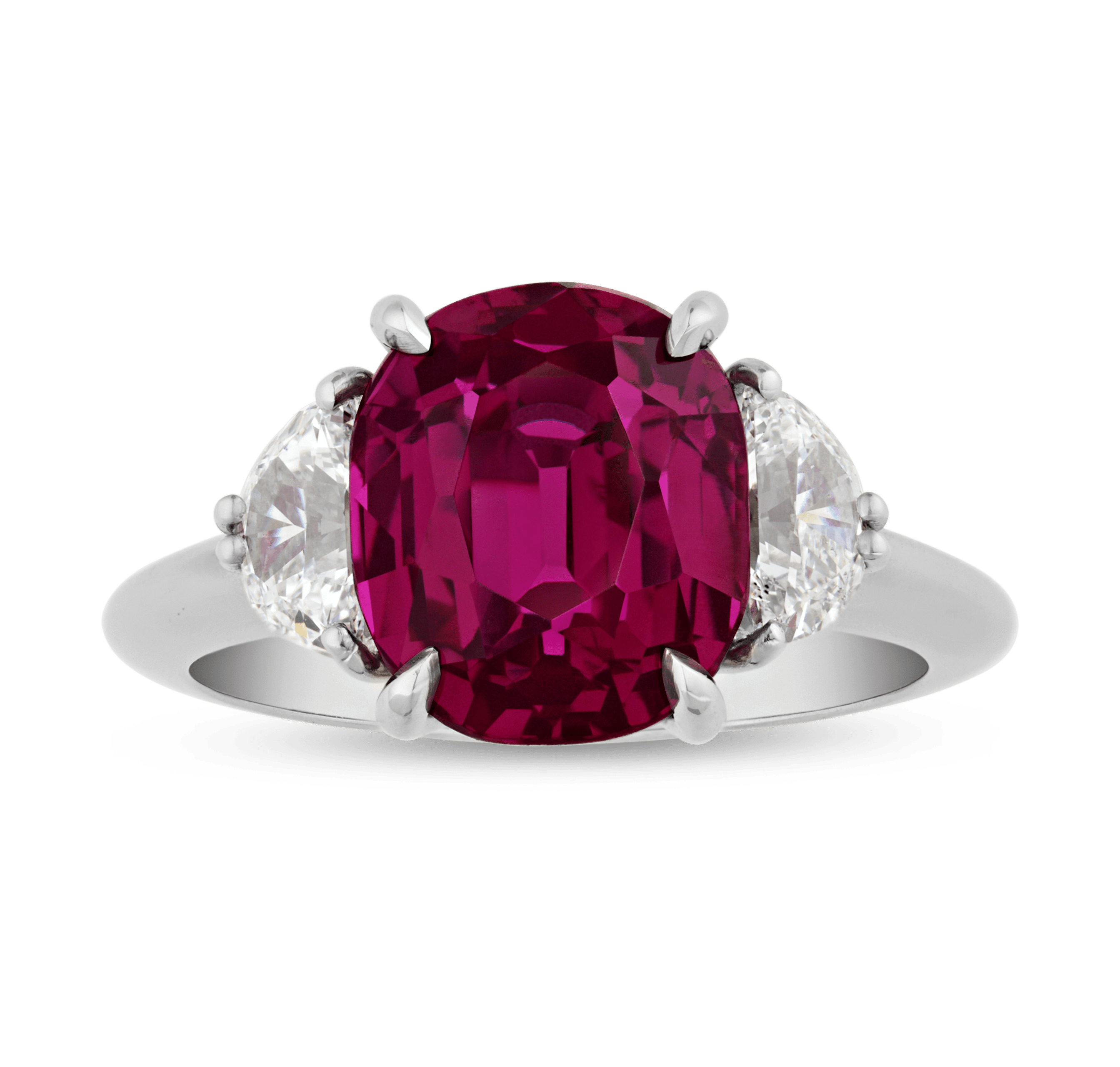 Untreated Thai Ruby Ring, 5.60 Carats