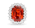 Orange Ceylon Sapphire Ring, 38.07 Carats