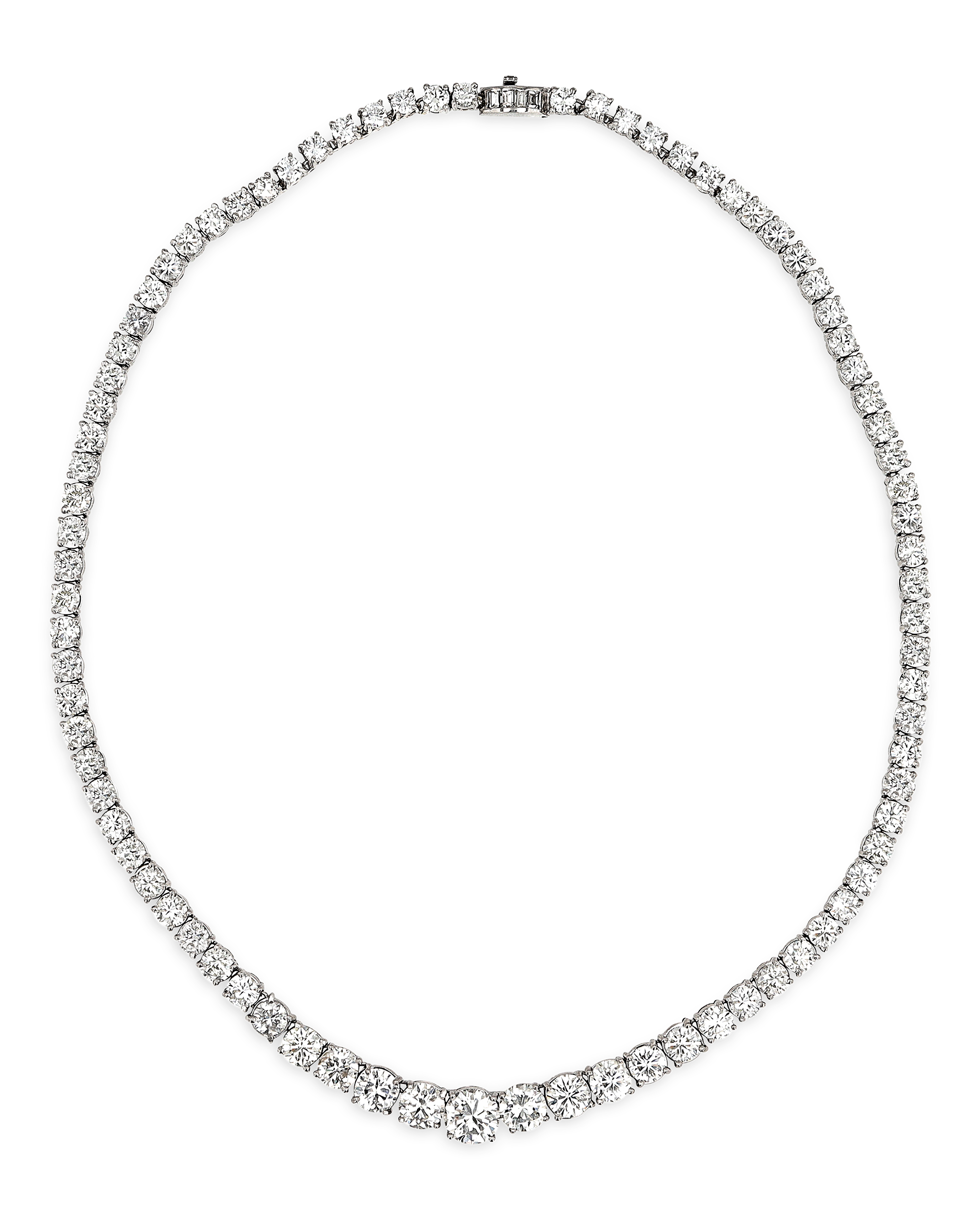 Diamond Rivière Necklace, 25.00 Carats