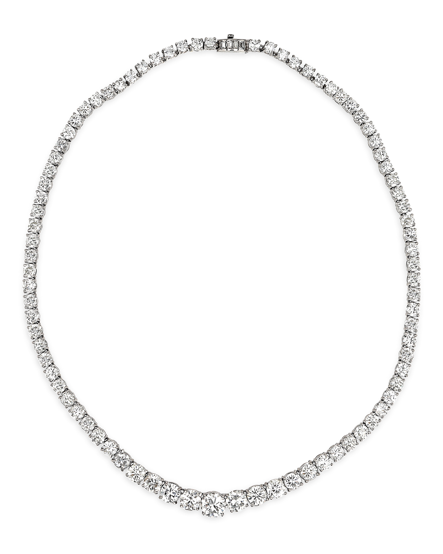 Diamond Rivière Necklace, 25.00 Carats