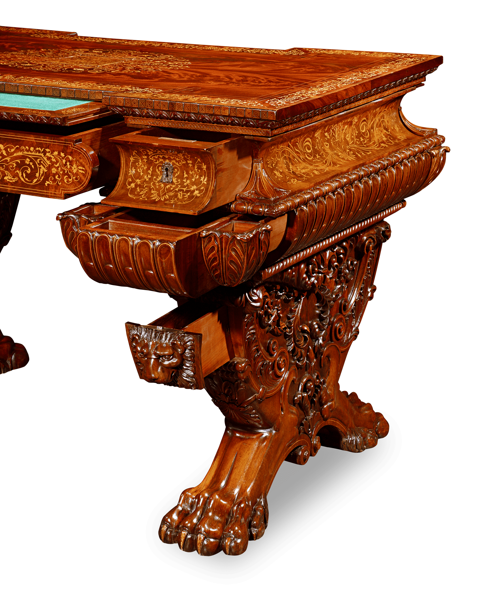Royal Italian Writing Desk and Armchair