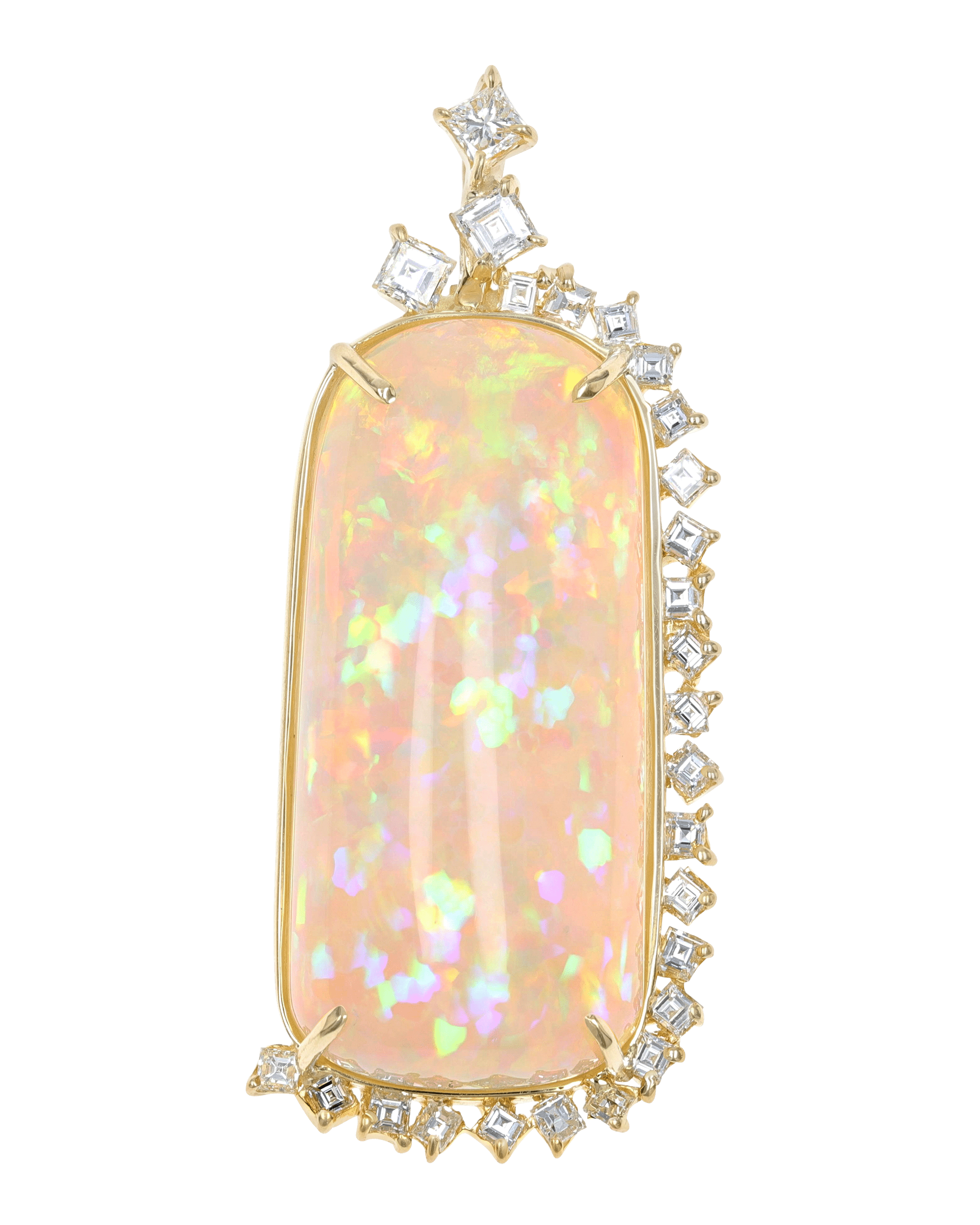 Free-Form Ethiopian Opal Pendant, 27.30 Carats