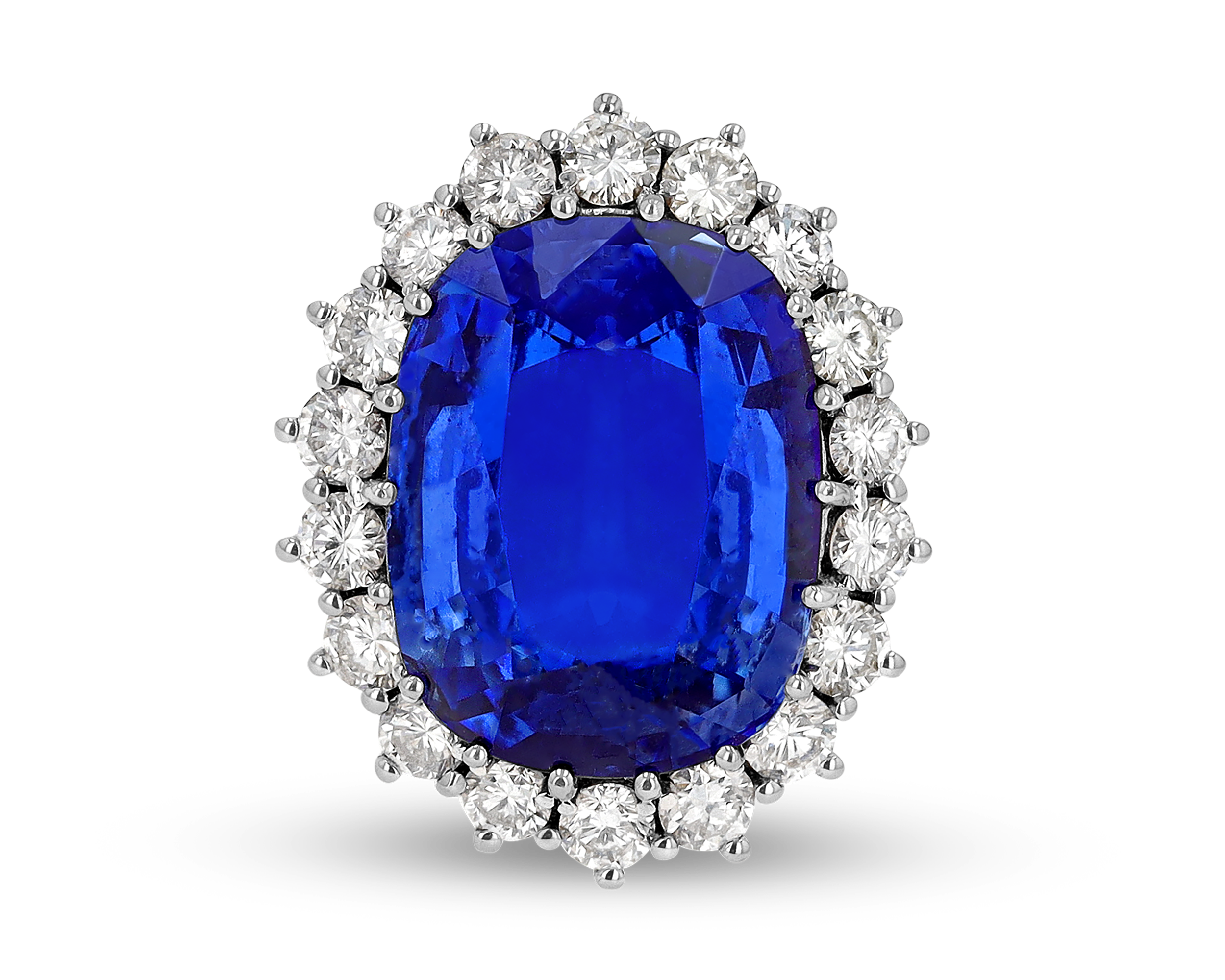 Ceylon Sapphire Ring, 21.76 Carats