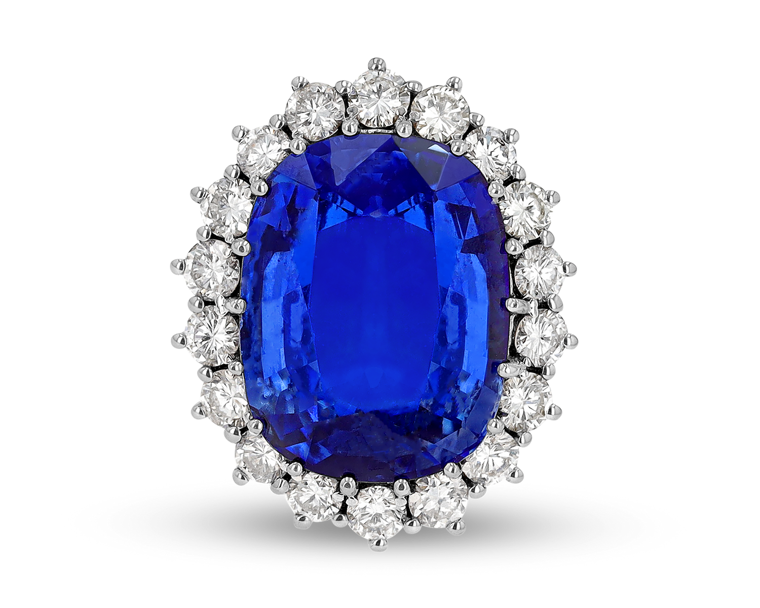 Ceylon Sapphire Ring, 21.76 Carats