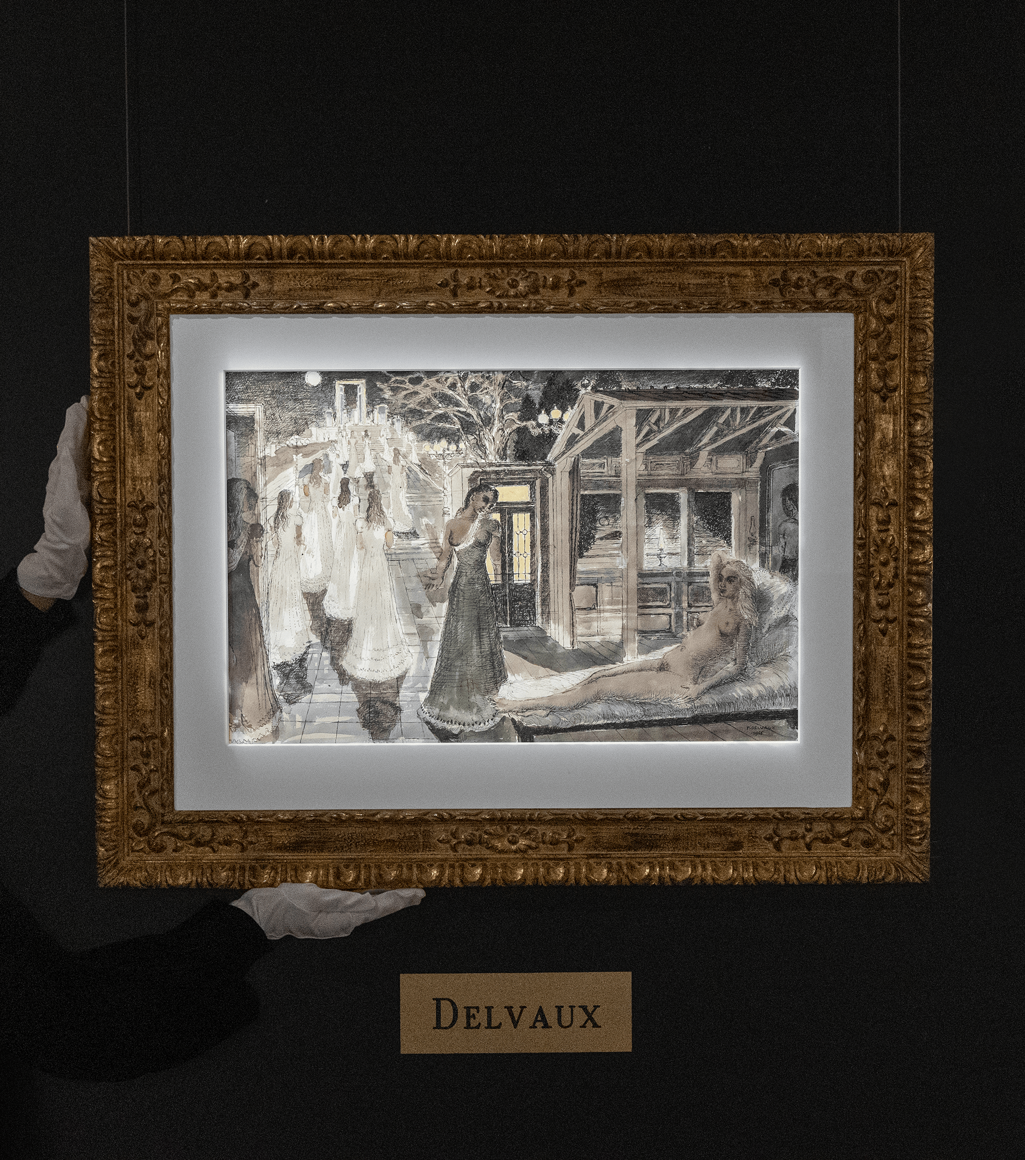 Study for L'Acropole by Paul Delvaux