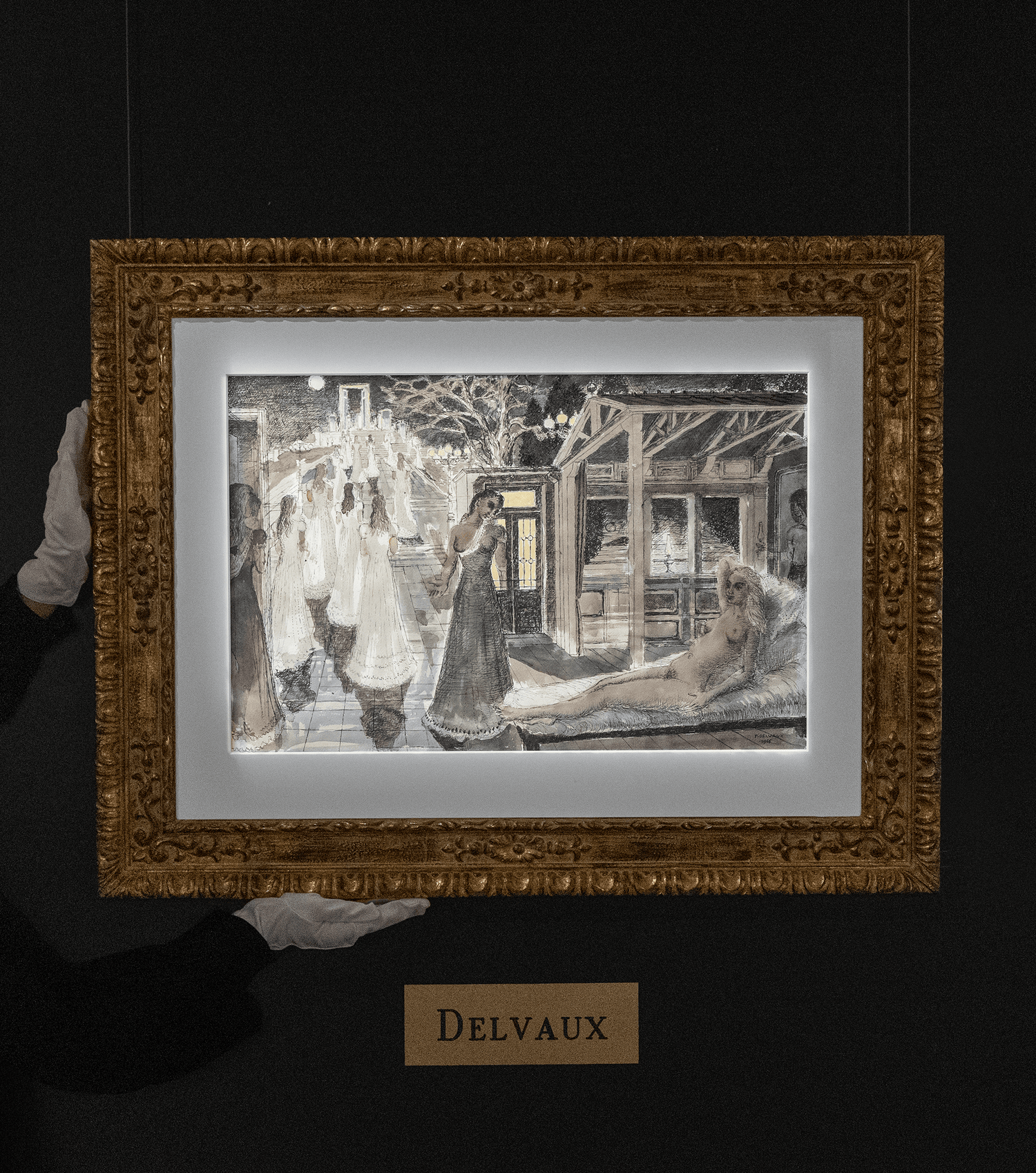 Study for L'Acropole by Paul Delvaux