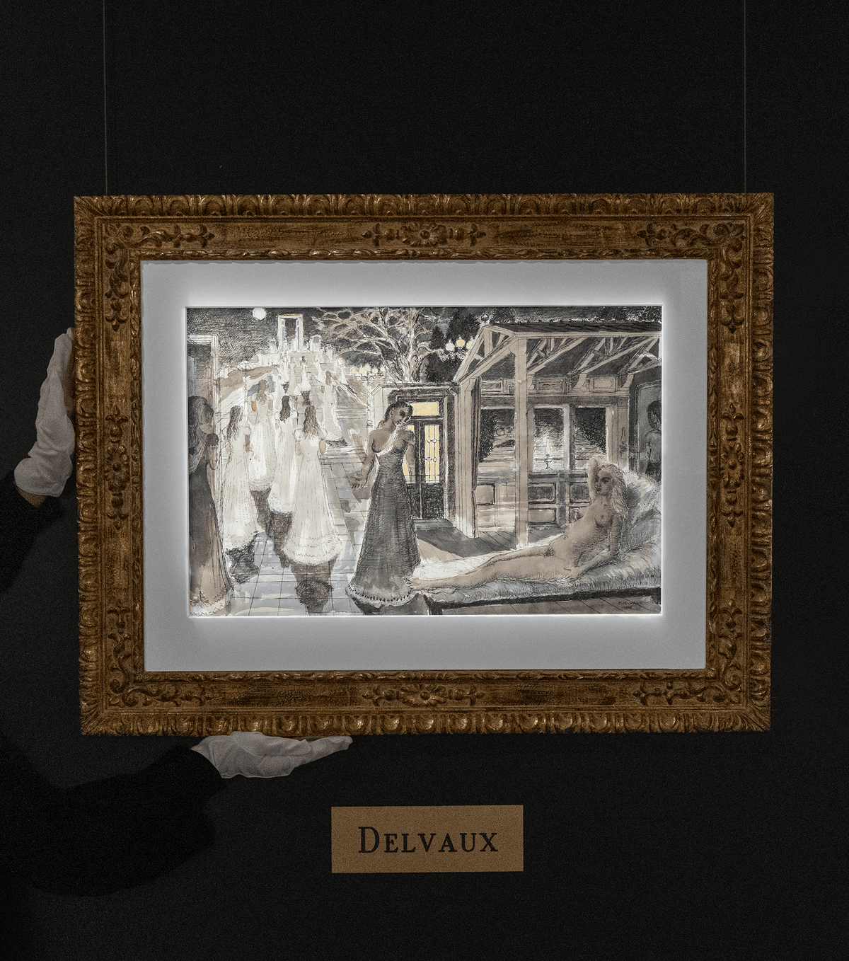 Study for L'Acropole by Paul Delvaux