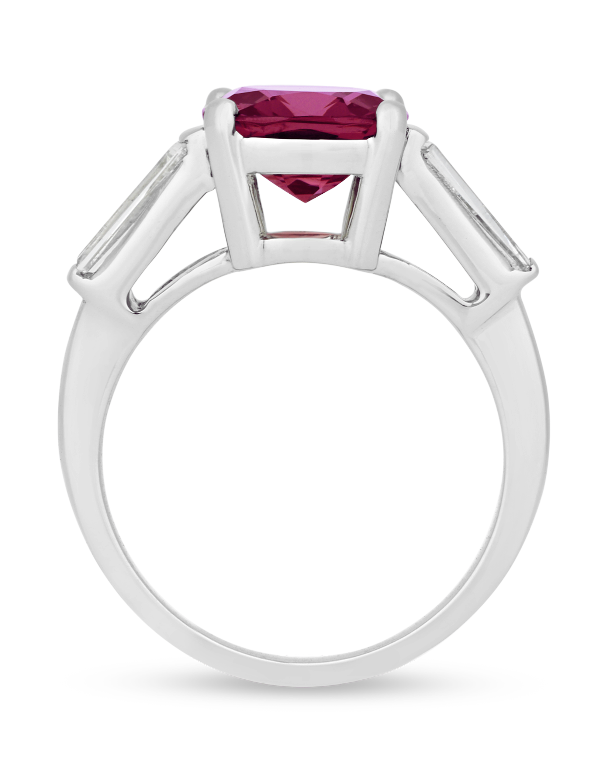 Red Spinel Ring, 3.27 Carats