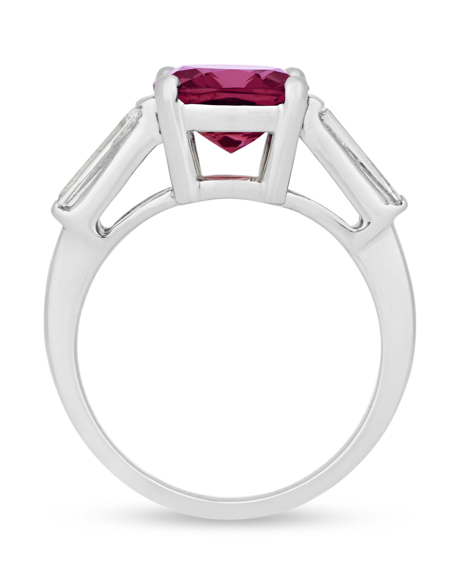 Red Spinel Ring, 3.27 Carats