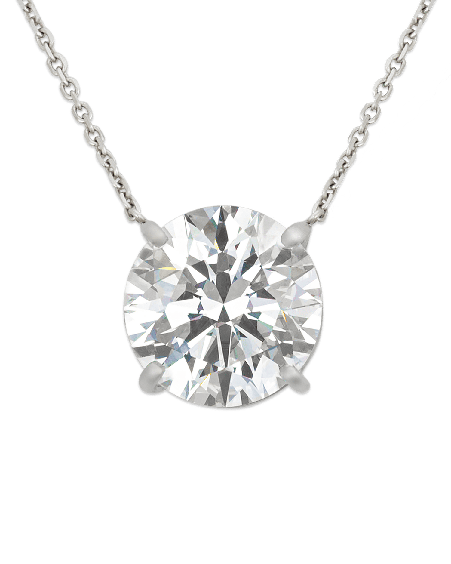 White Diamond Pendant, 11.52 Carat