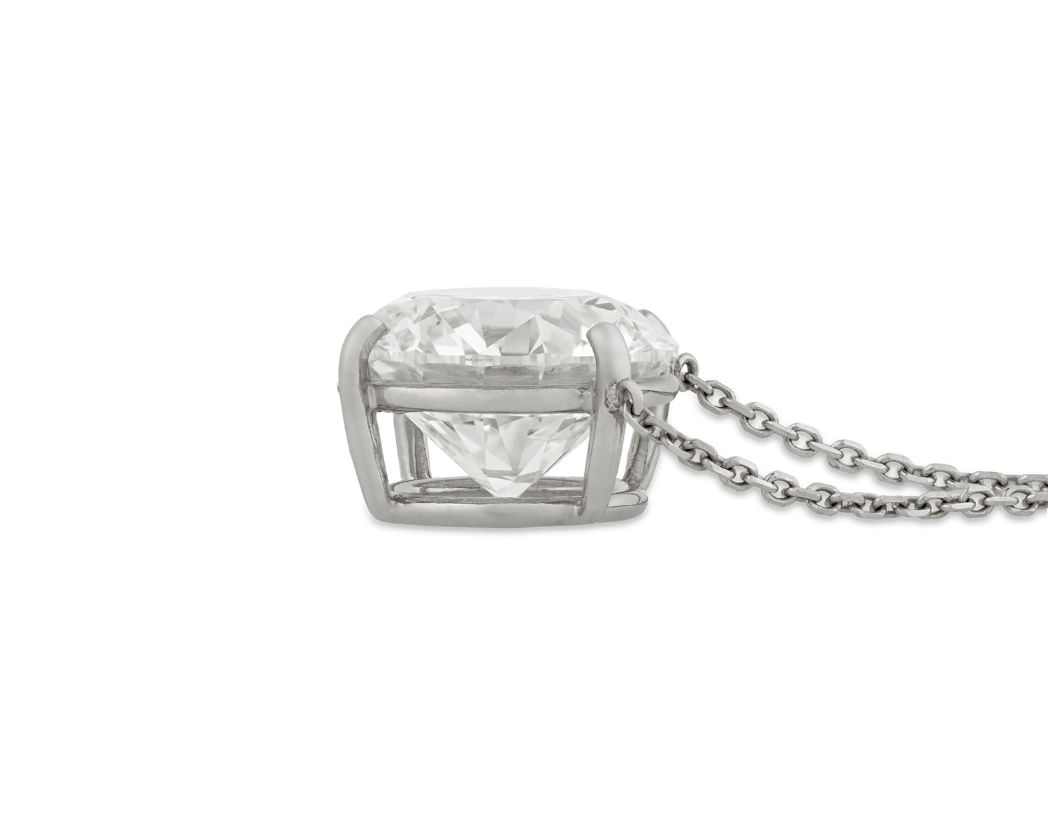 White Diamond Pendant, 11.52 Carat