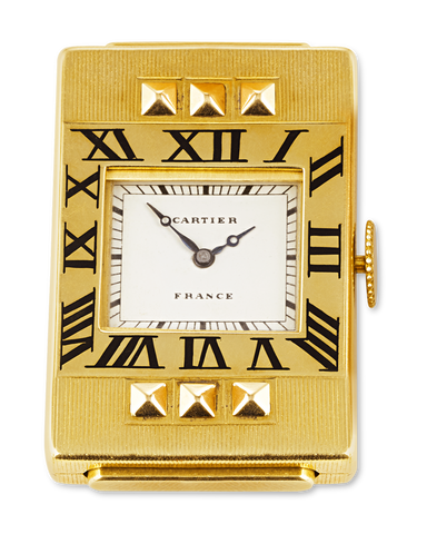 Cartier Art Deco Guillotine Purse Watch