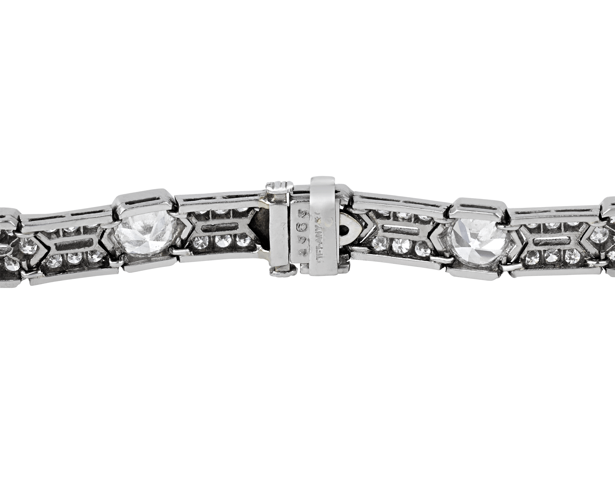 Tiffany & Co. Untreated Yogo Sapphire Bracelet, 4.68 Carats