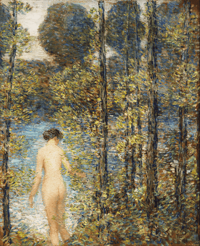 The Bather by Childe Hassam