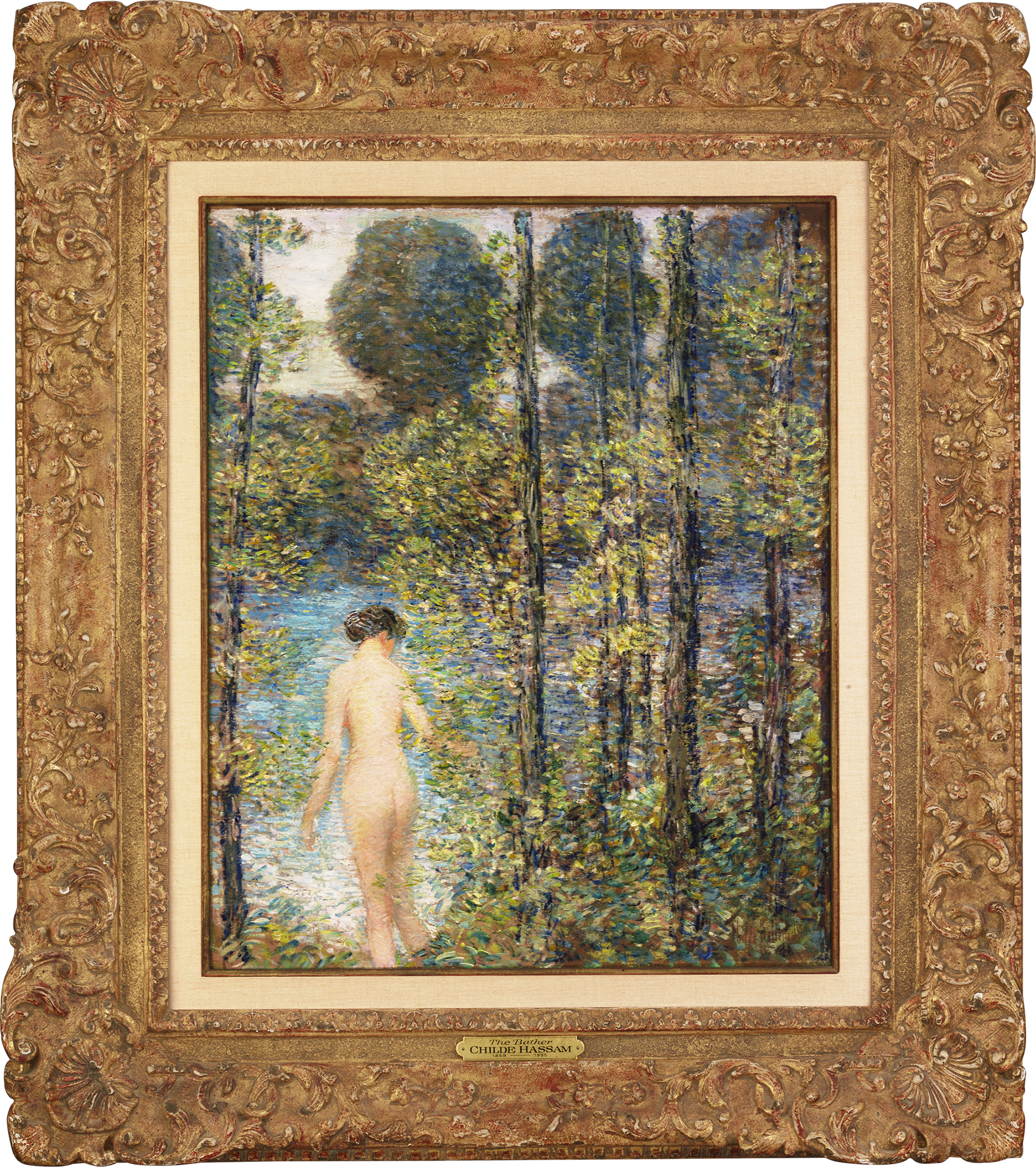 The Bather by Childe Hassam