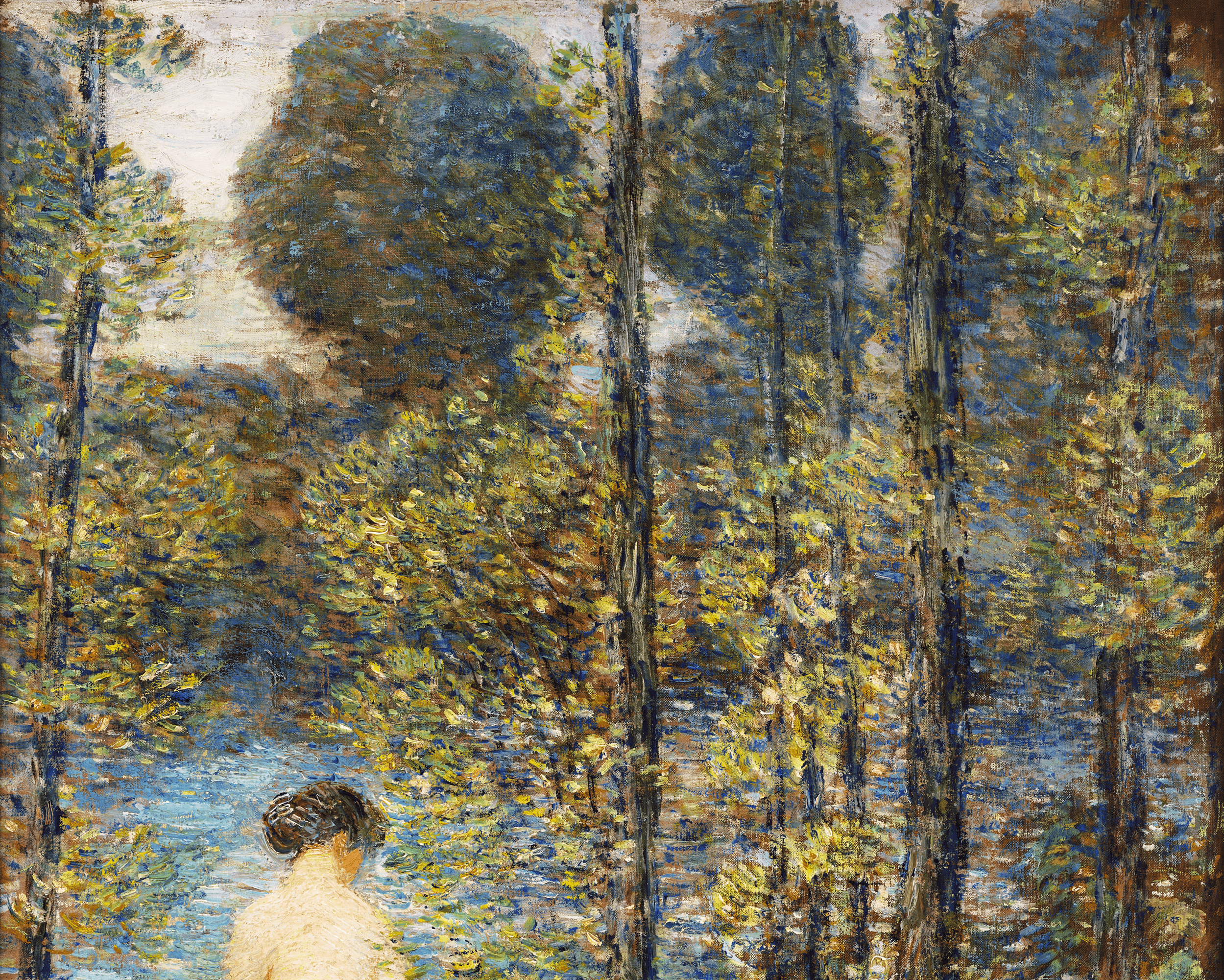 The Bather by Childe Hassam