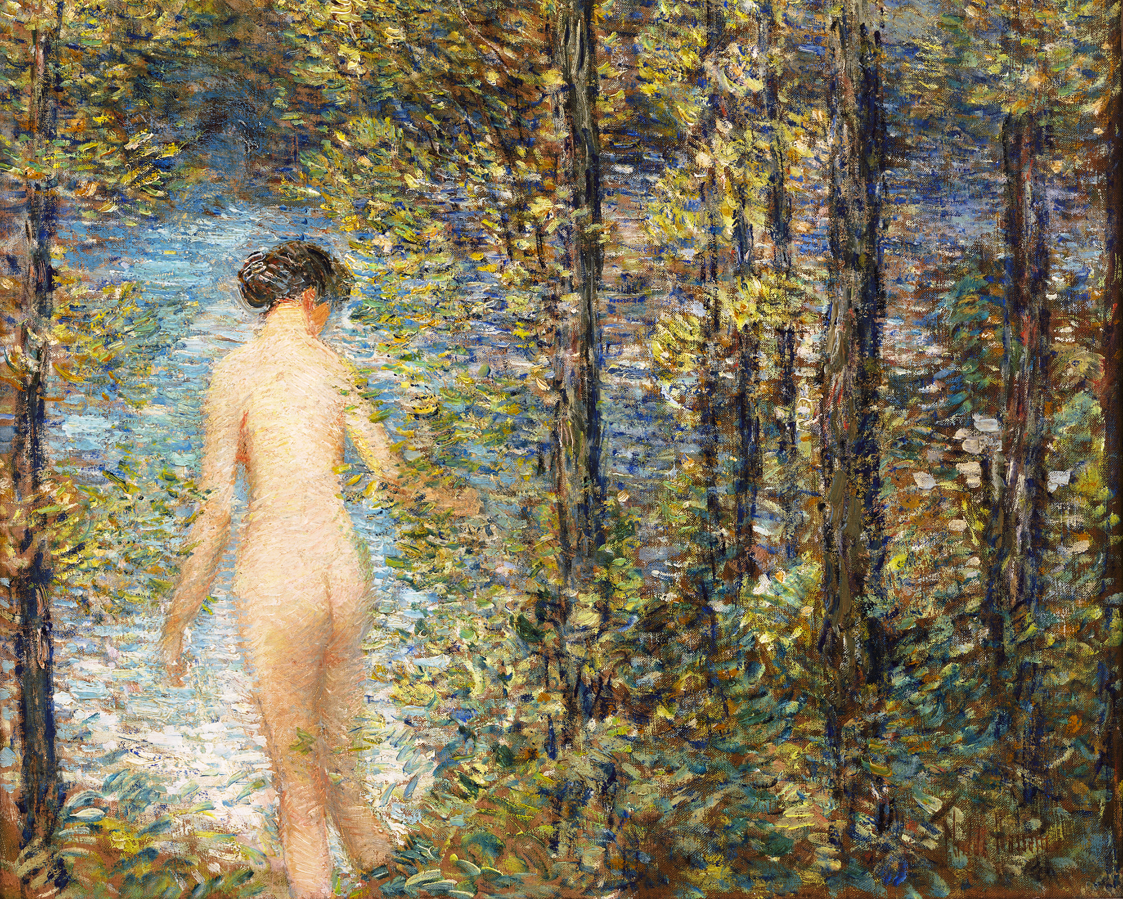 The Bather by Childe Hassam