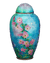 Blue & Pink Canterbury Bell Vase with Cover by Camille Fauré