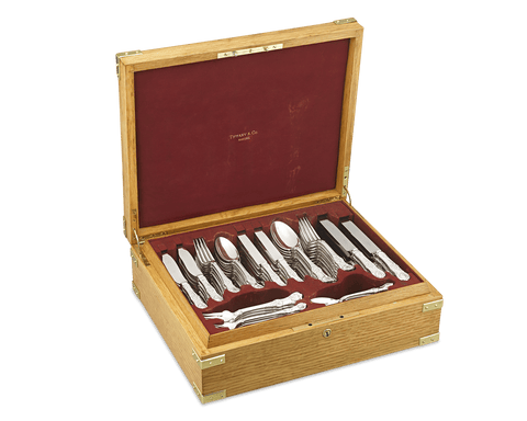 Tiffany & Co. English King Flatware, 120 Pieces