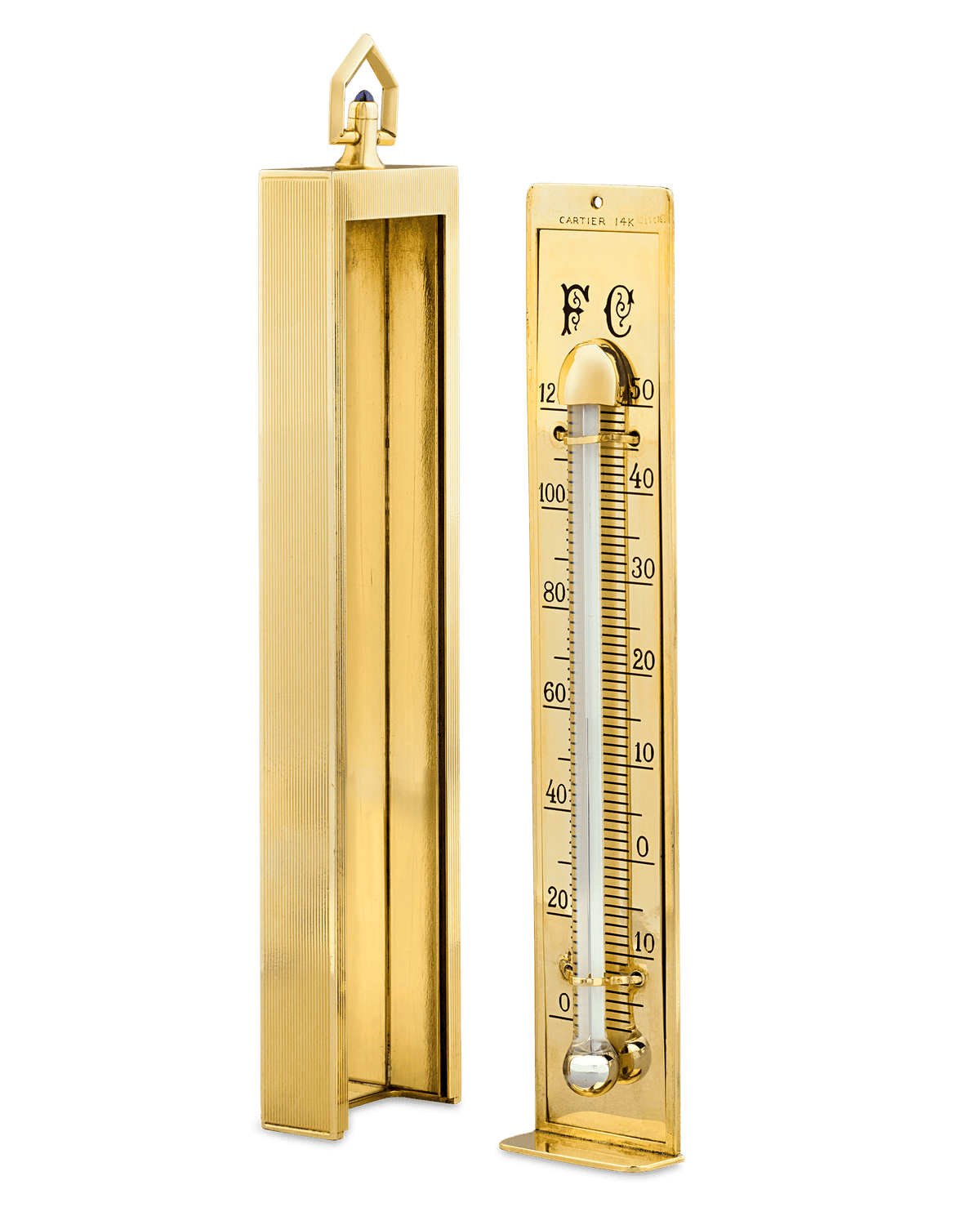 Cartier Thermometer, 14K Gold