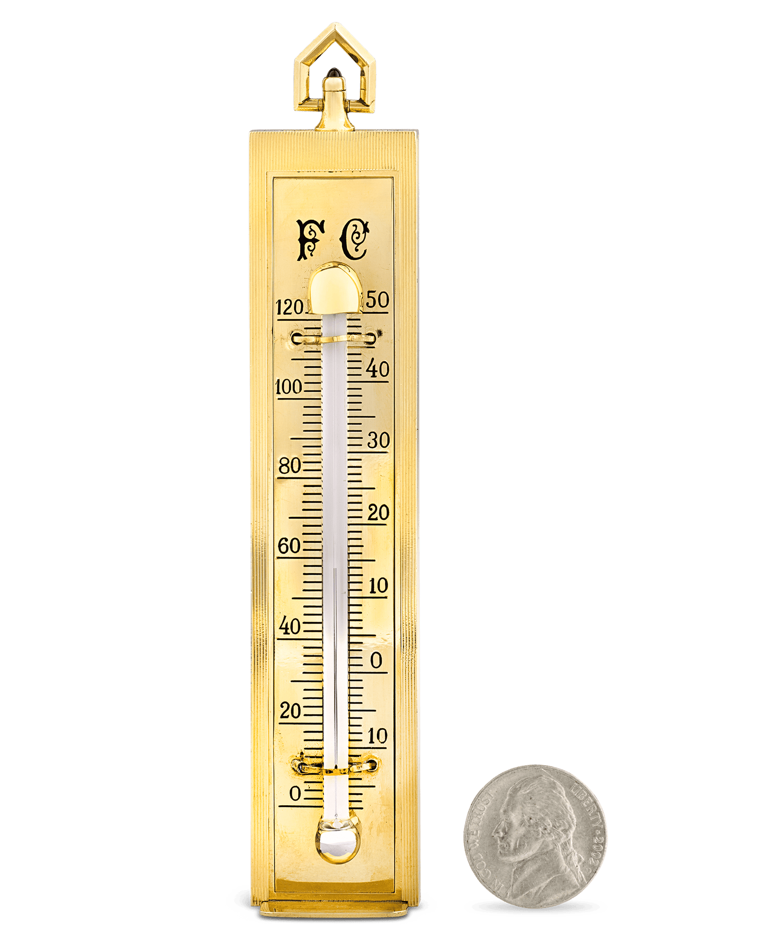 Cartier Thermometer, 14K Gold