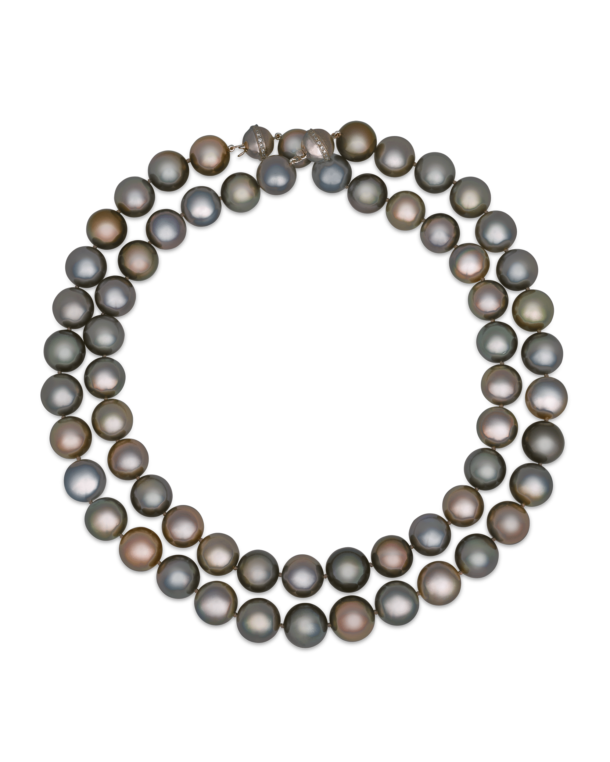 Multi-Colored Tahitian Pearl Convertible Necklace