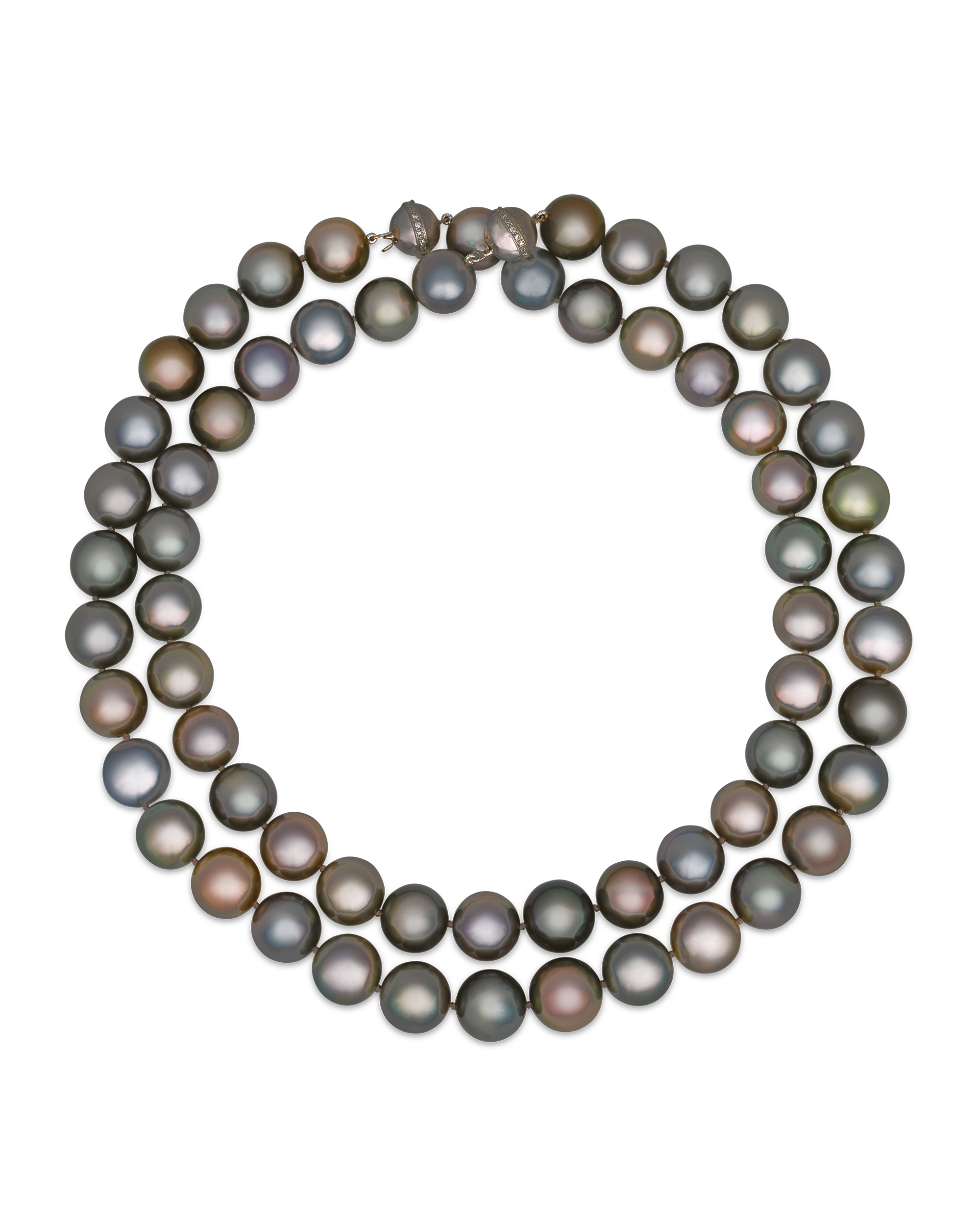 Multi-Colored Tahitian Pearl Convertible Necklace