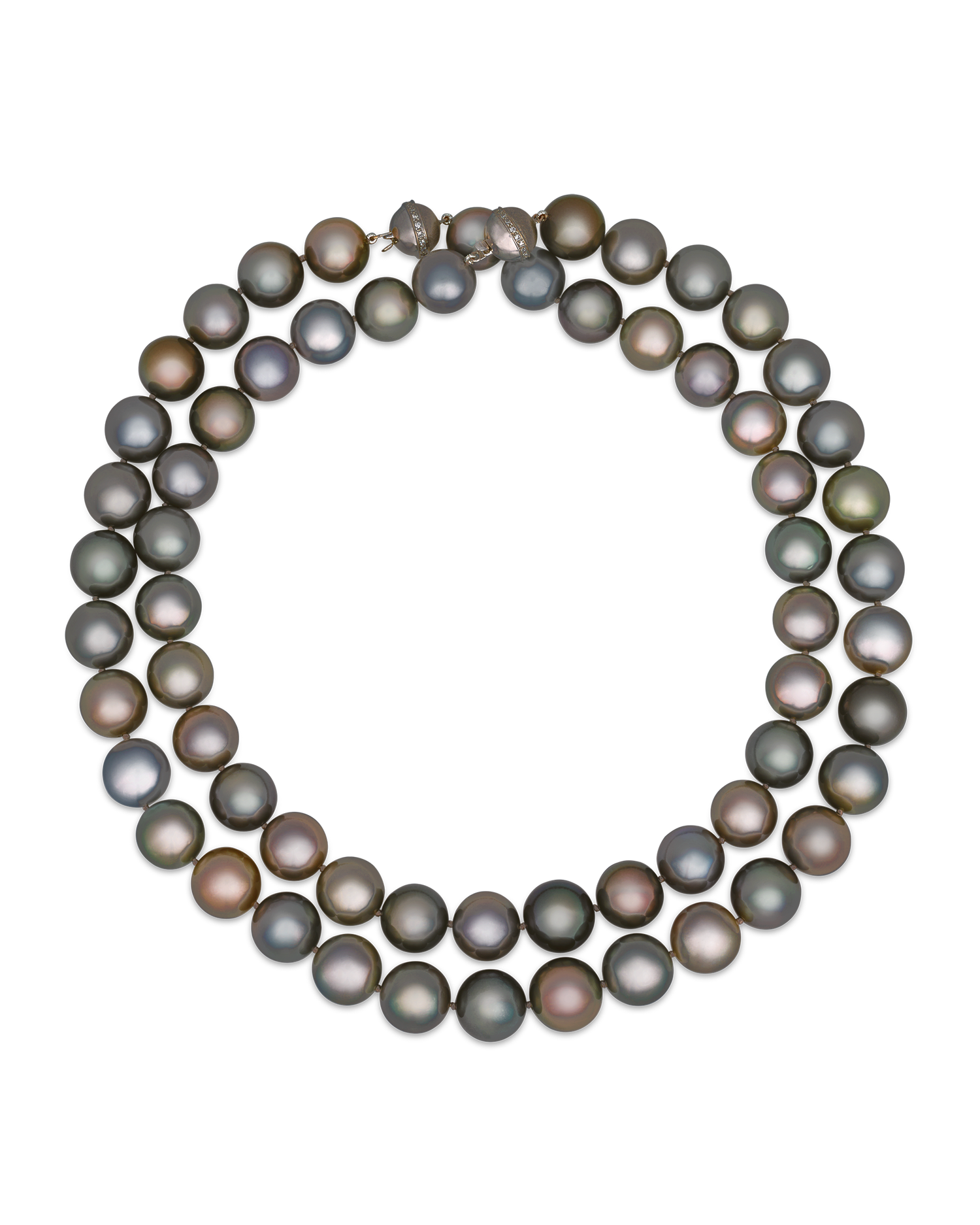 Multi-Colored Tahitian Pearl Convertible Necklace