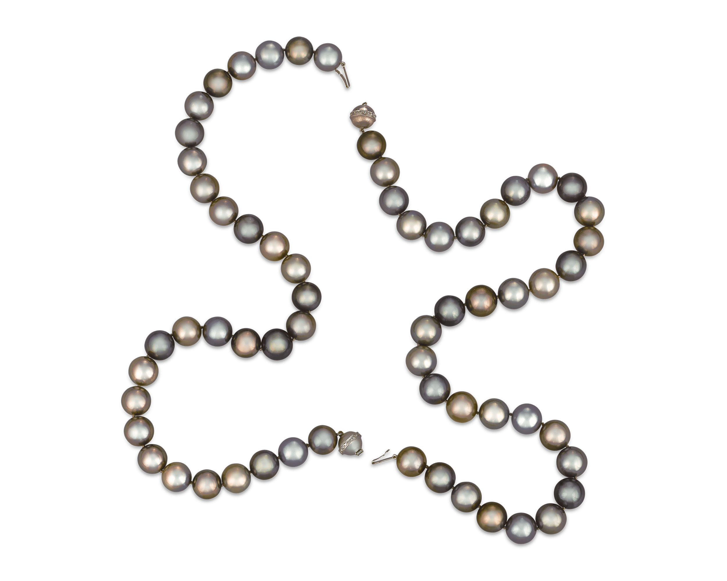 Multi-Colored Tahitian Pearl Convertible Necklace