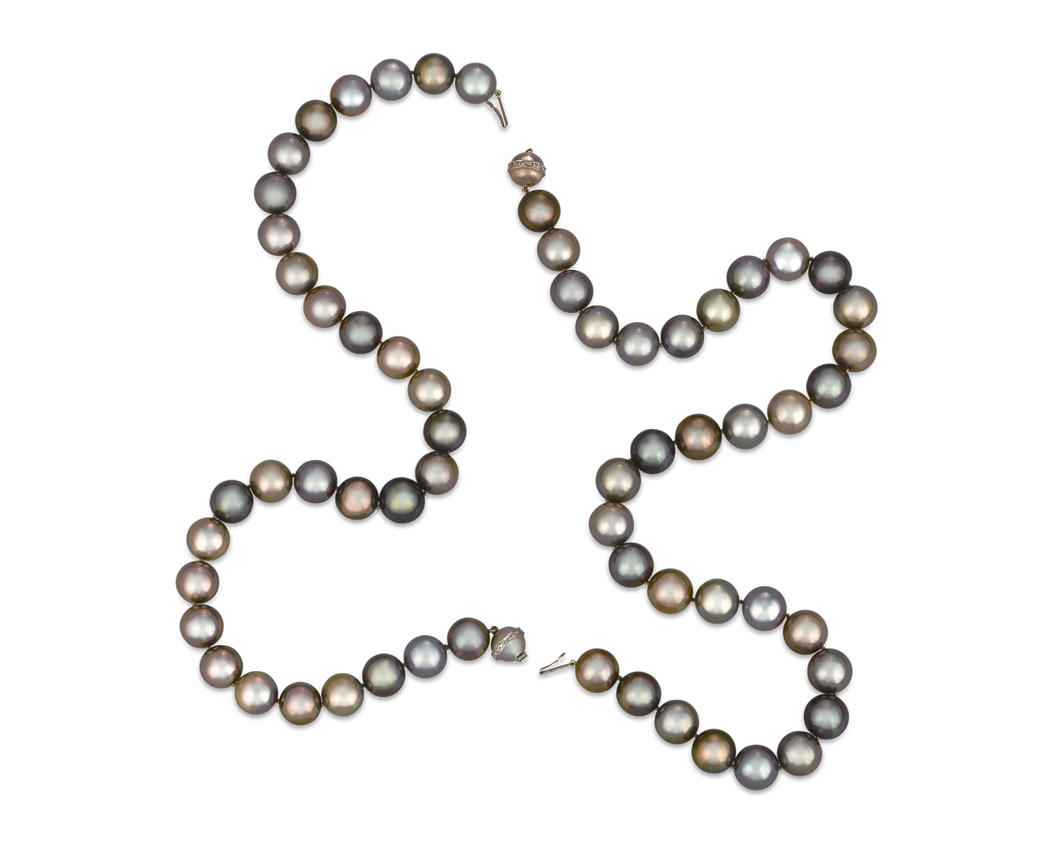 Multi-Colored Tahitian Pearl Convertible Necklace