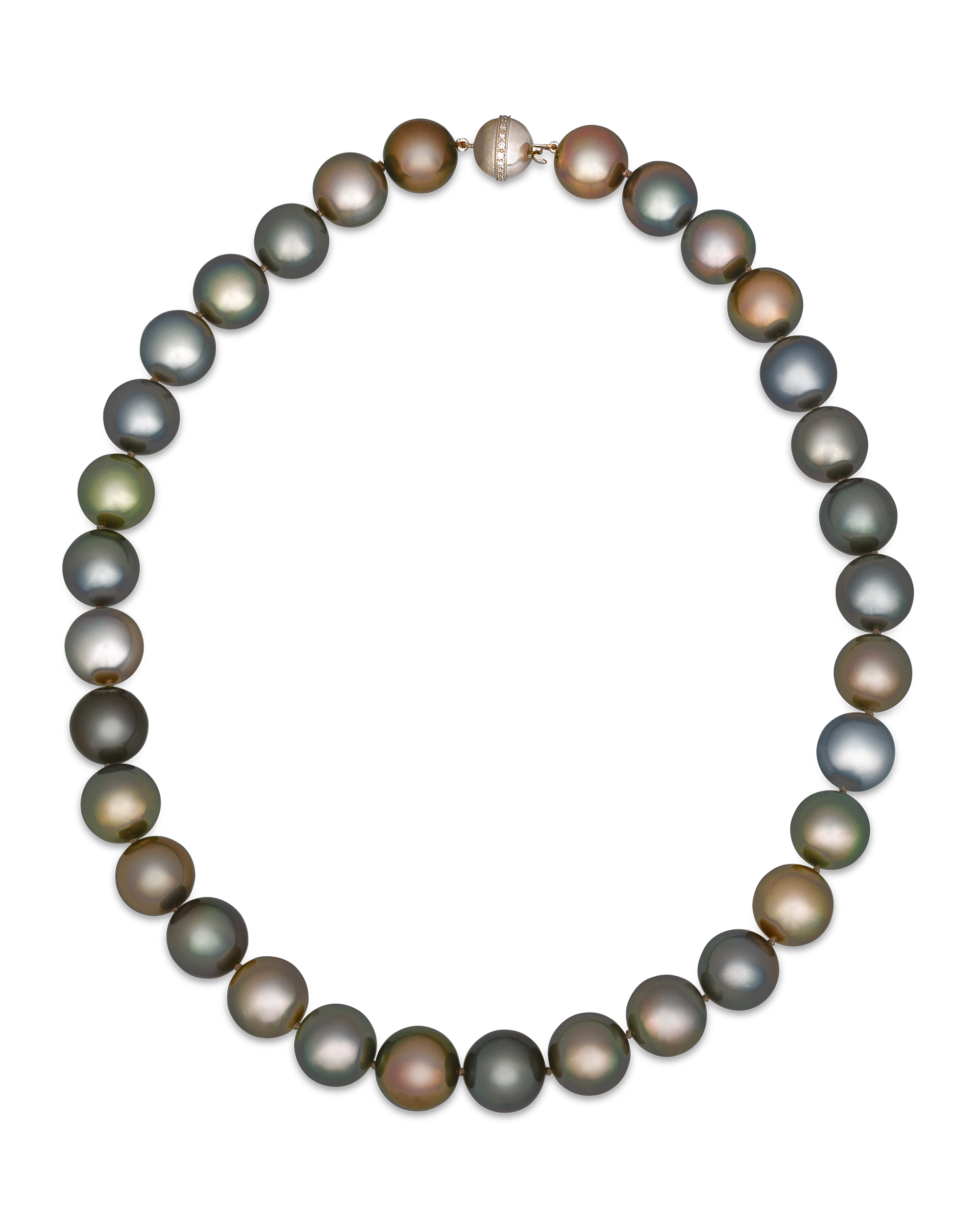 Multi-Colored Tahitian Pearl Convertible Necklace