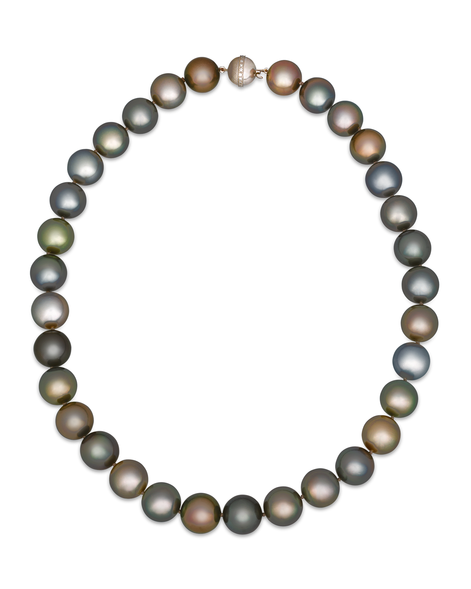 Multi-Colored Tahitian Pearl Convertible Necklace