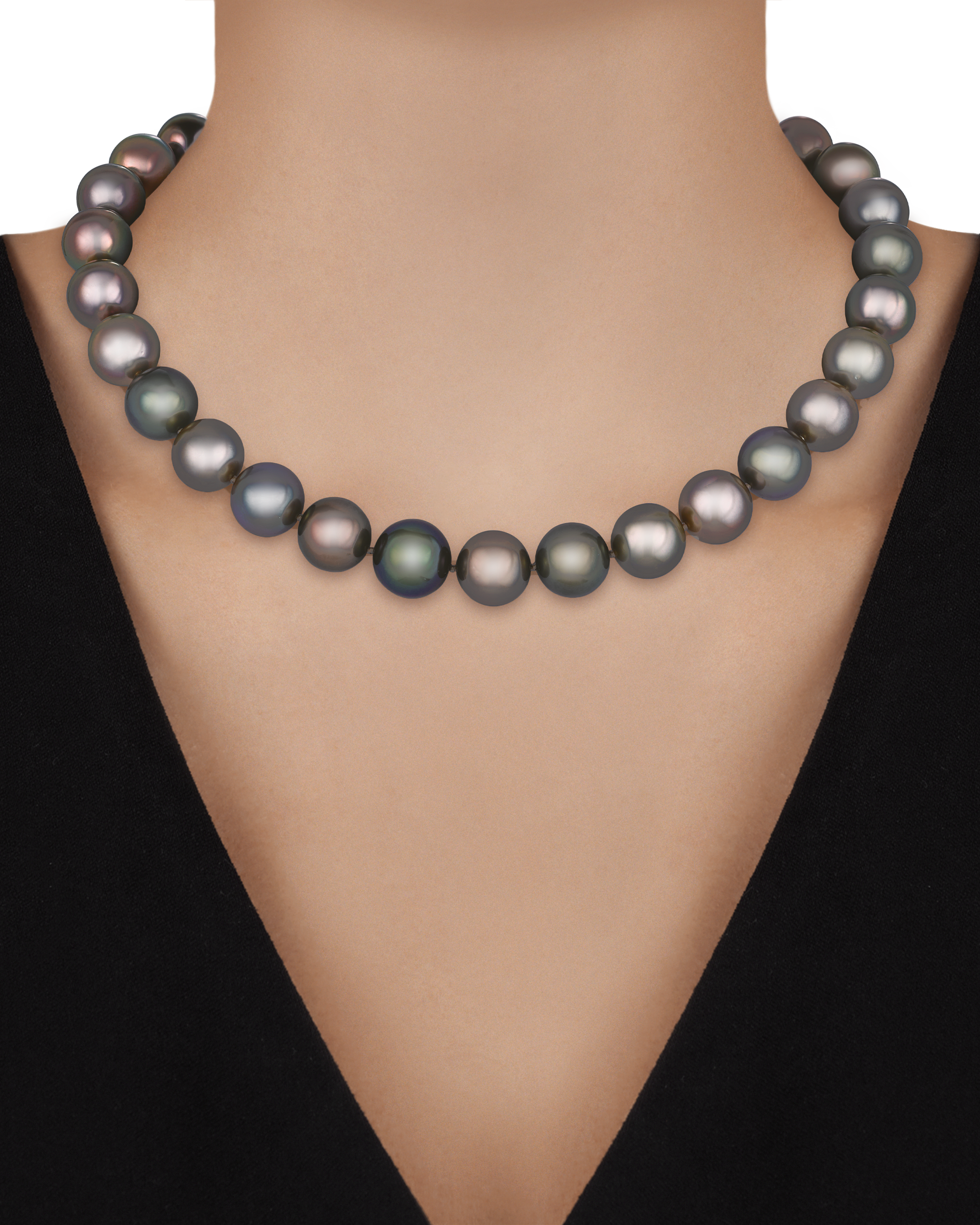 Multi-Colored Tahitian Pearl Convertible Necklace