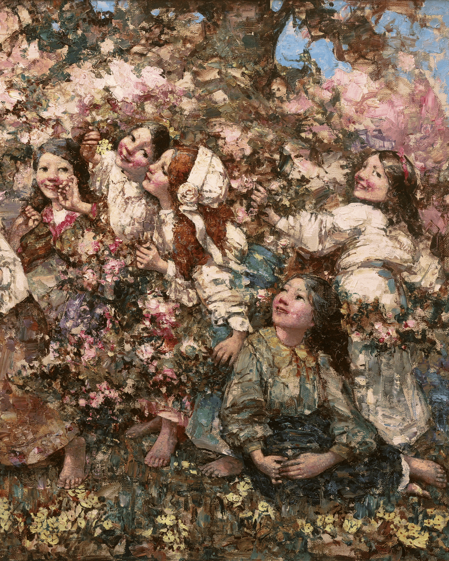 A Spring Roundelay by Edward Atkinson Hornel