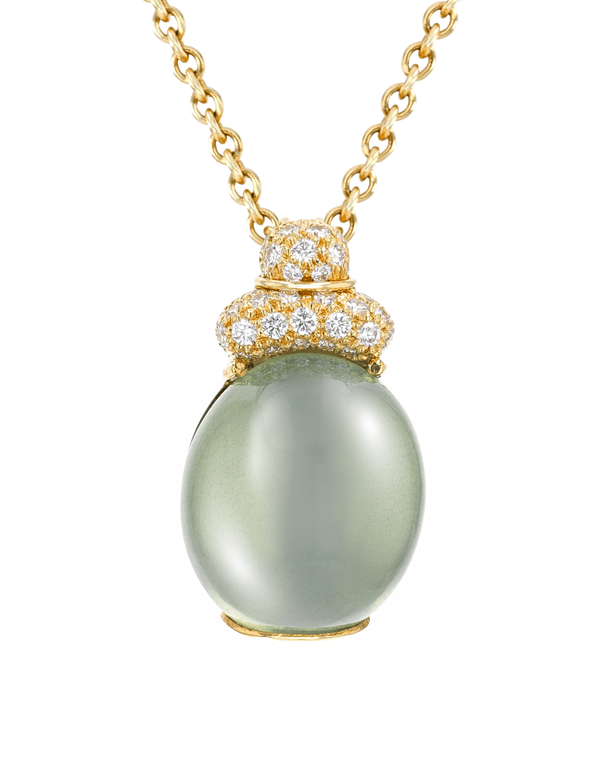 Henry Dunay Moonstone and Diamond Pendant