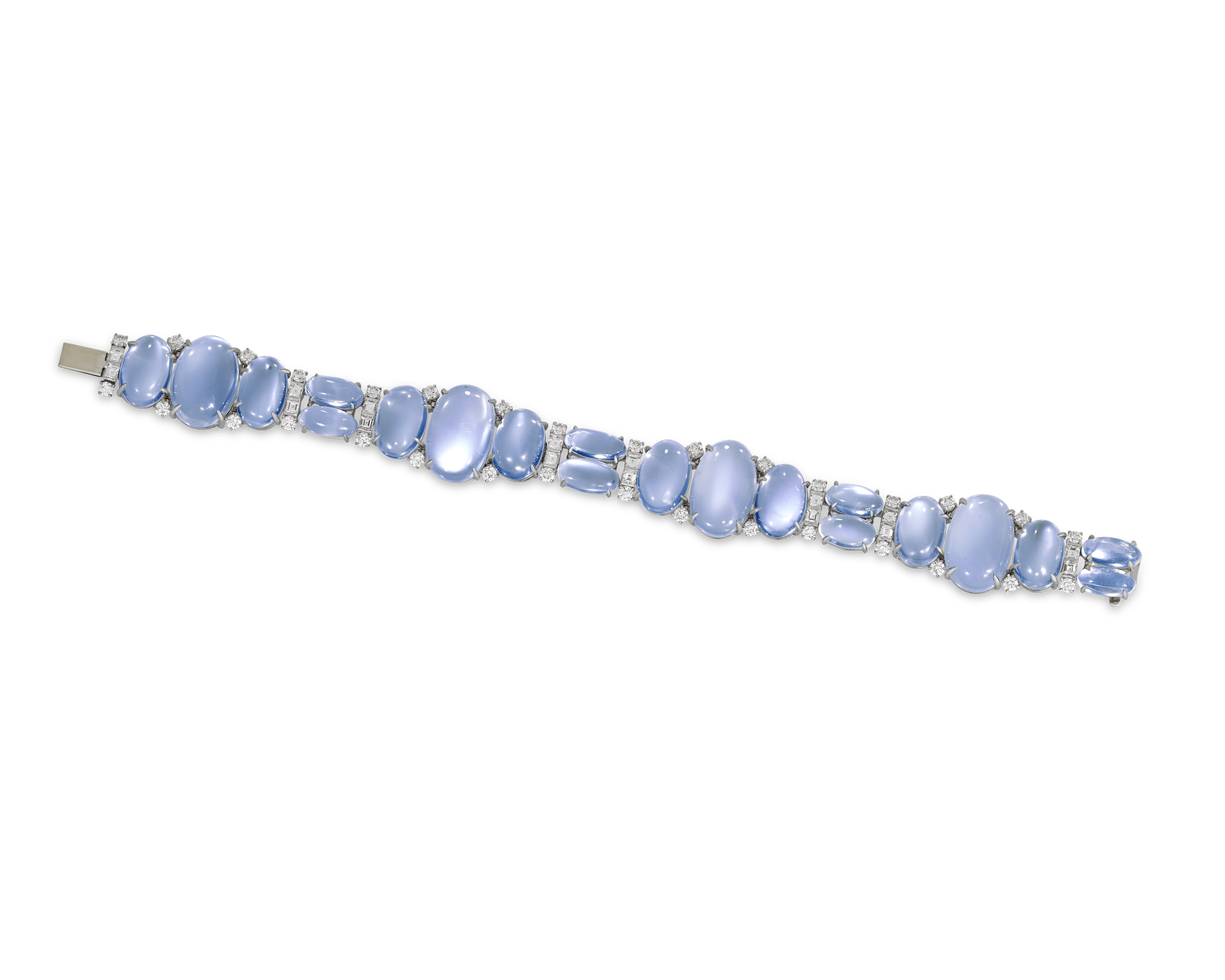 Moonstone Bracelet by Raymond Yard, 65.02 Carats