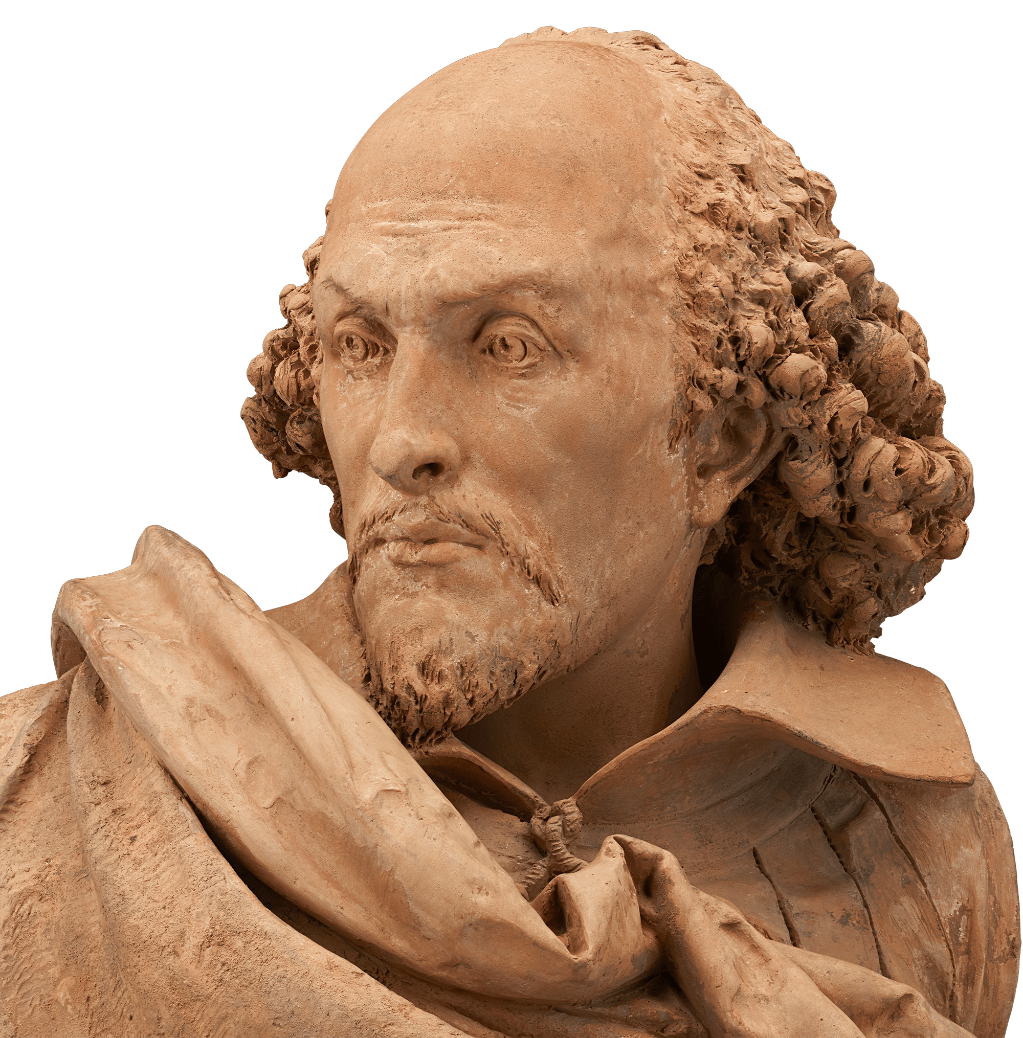 Bust of William Shakespeare by Albert-Ernest Carrier-Belleuse