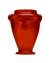 Tiffany Studios Red Favrile Vase