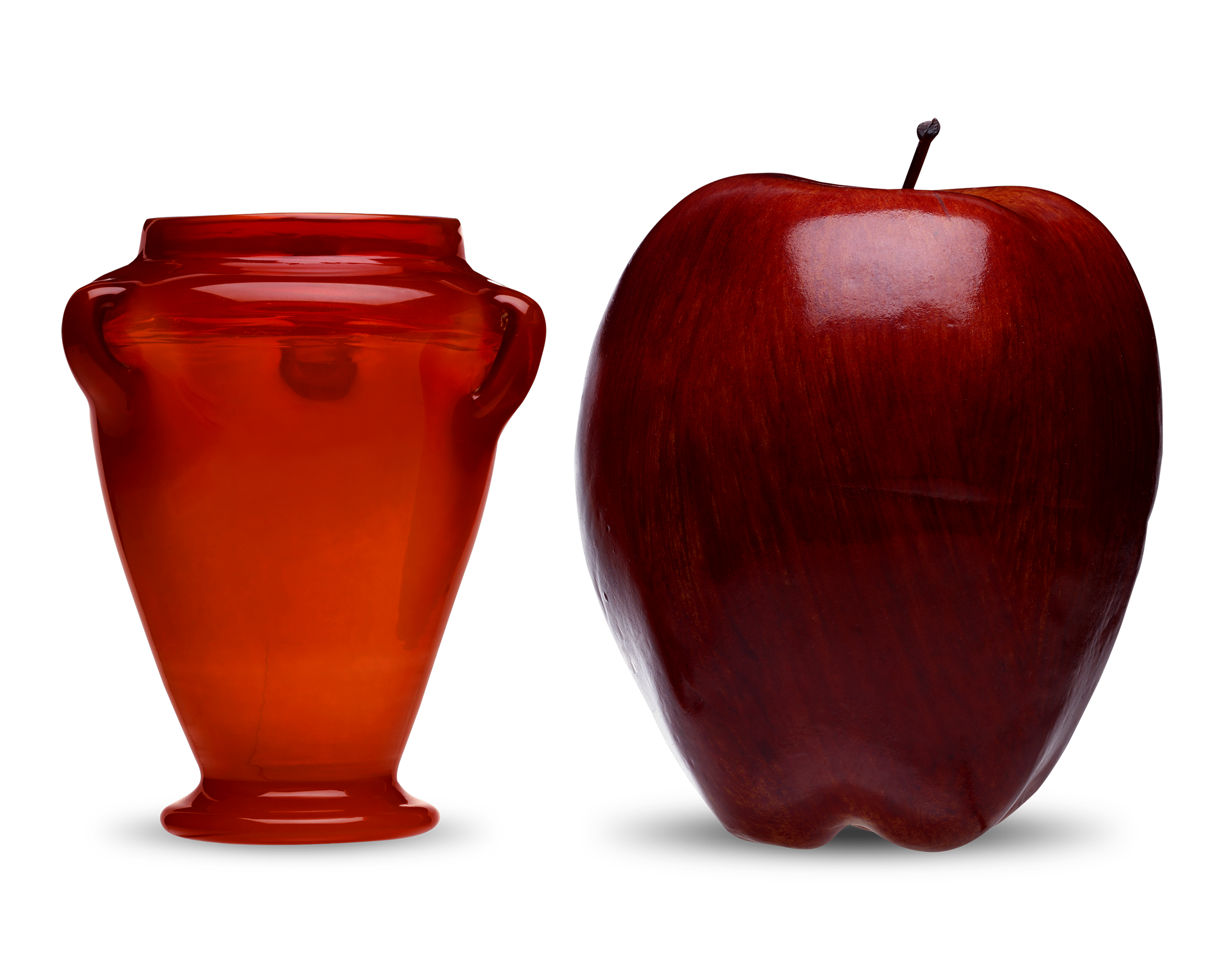 Tiffany Studios Red Favrile Vase | M.S. Rau