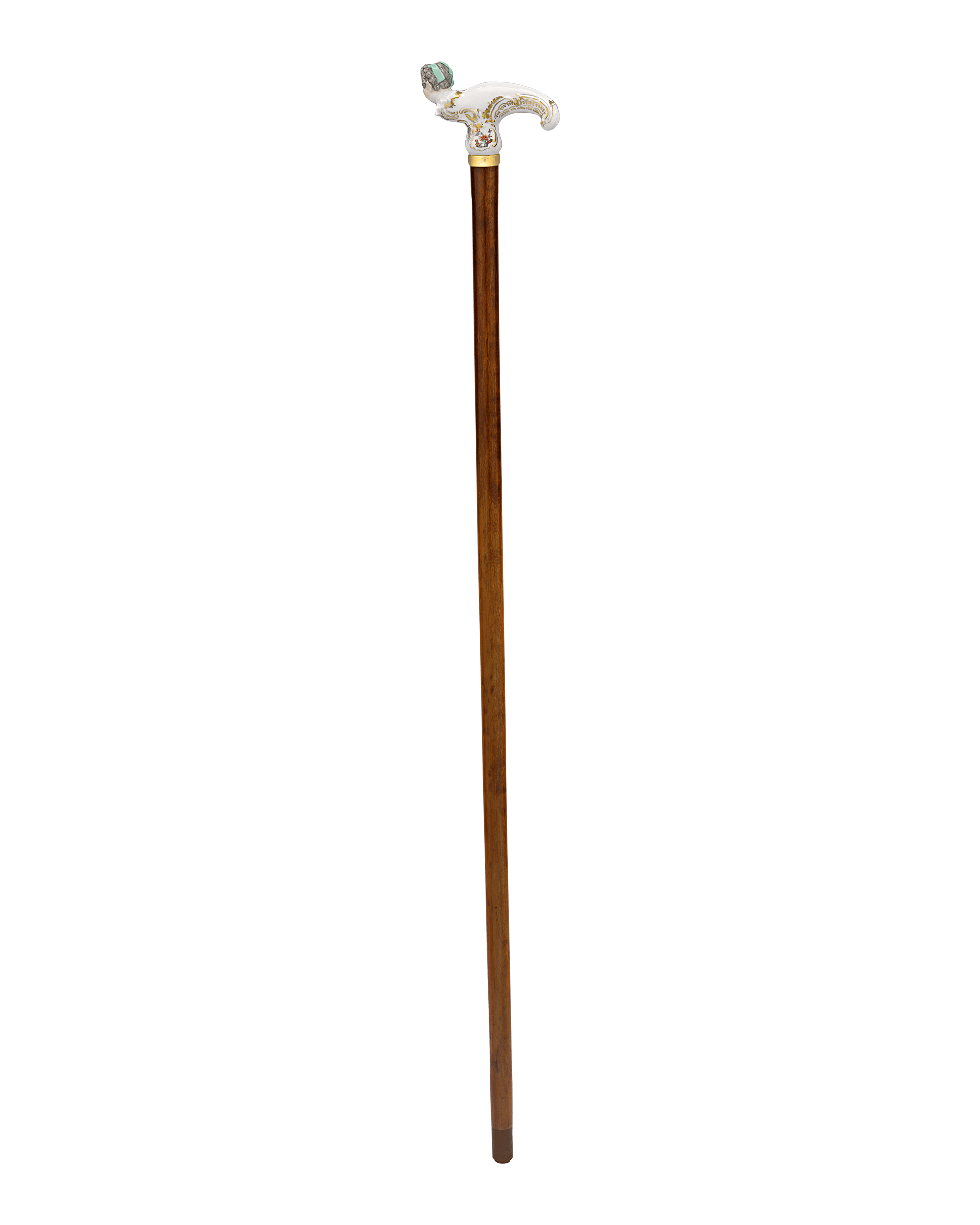 Meissen Figural Cane