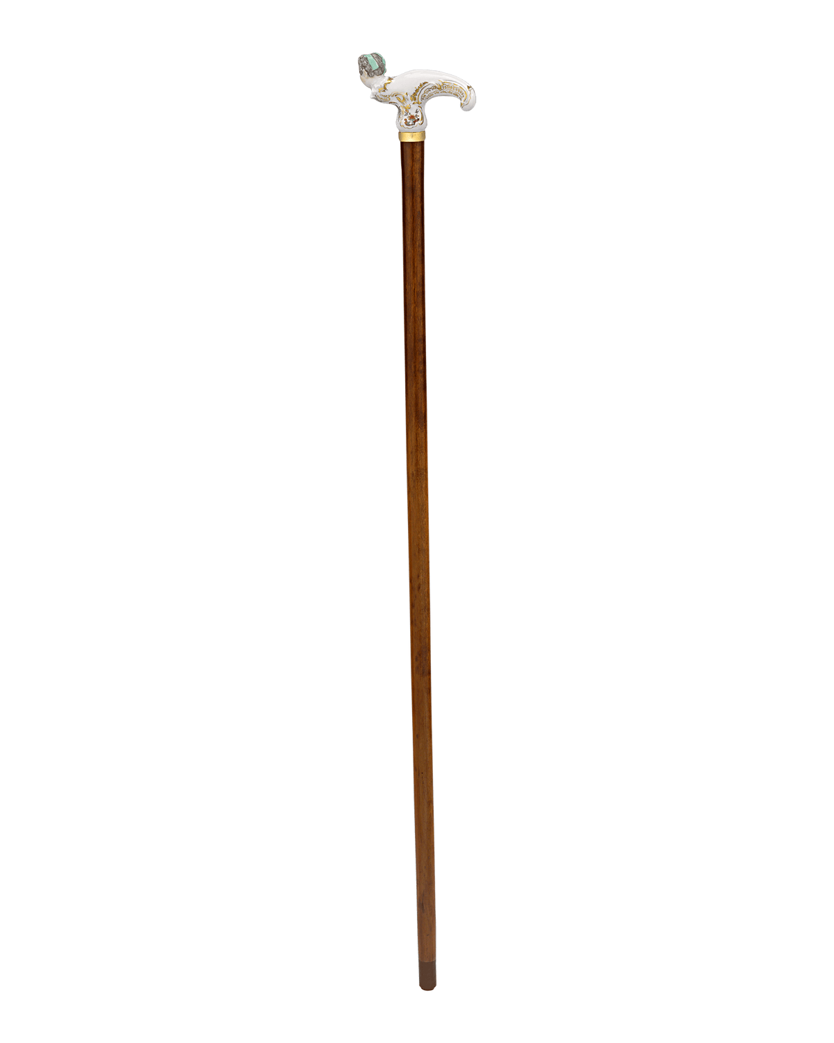 Meissen Figural Cane