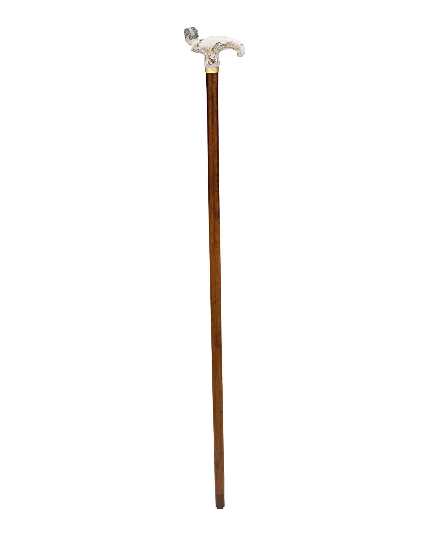 Meissen Figural Cane