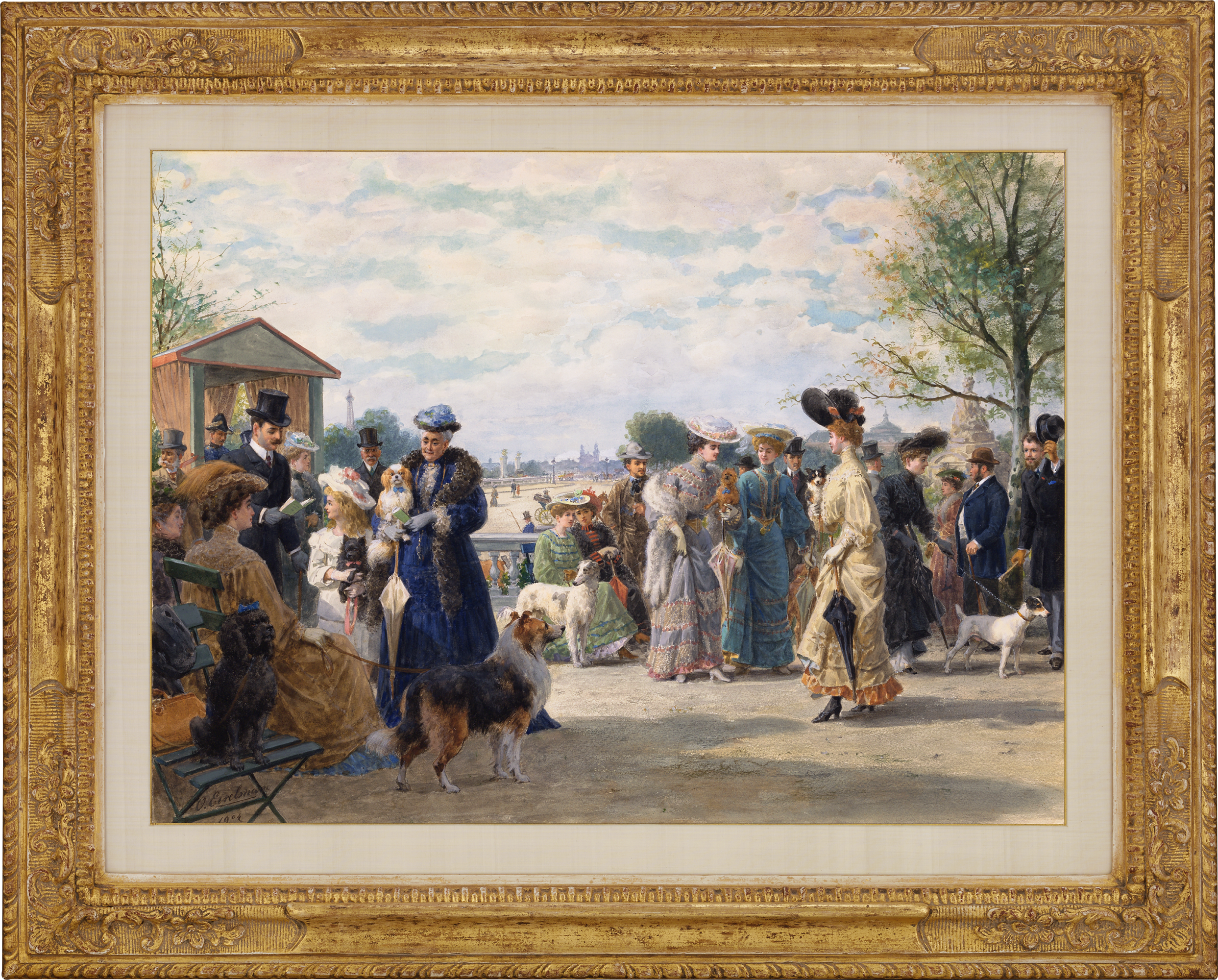 Concours de Chiens au Promenade by Otto Eerelman