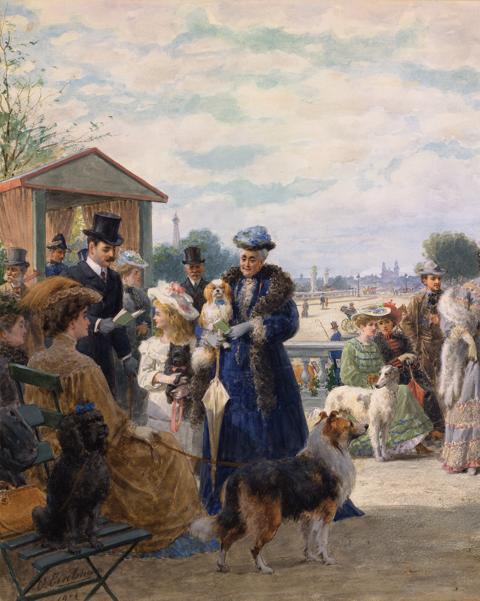 Concours de Chiens au Promenade by Otto Eerelman