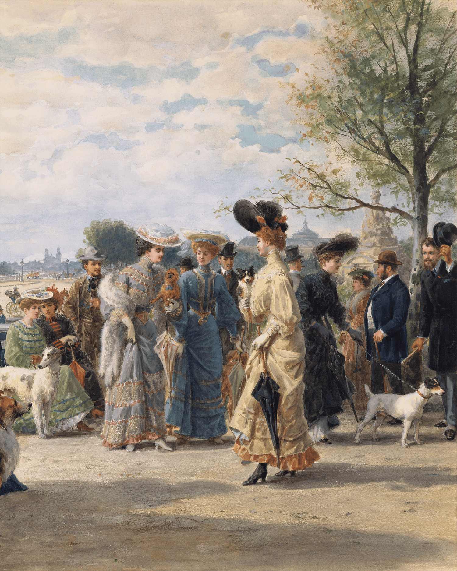 Concours de Chiens au Promenade by Otto Eerelman