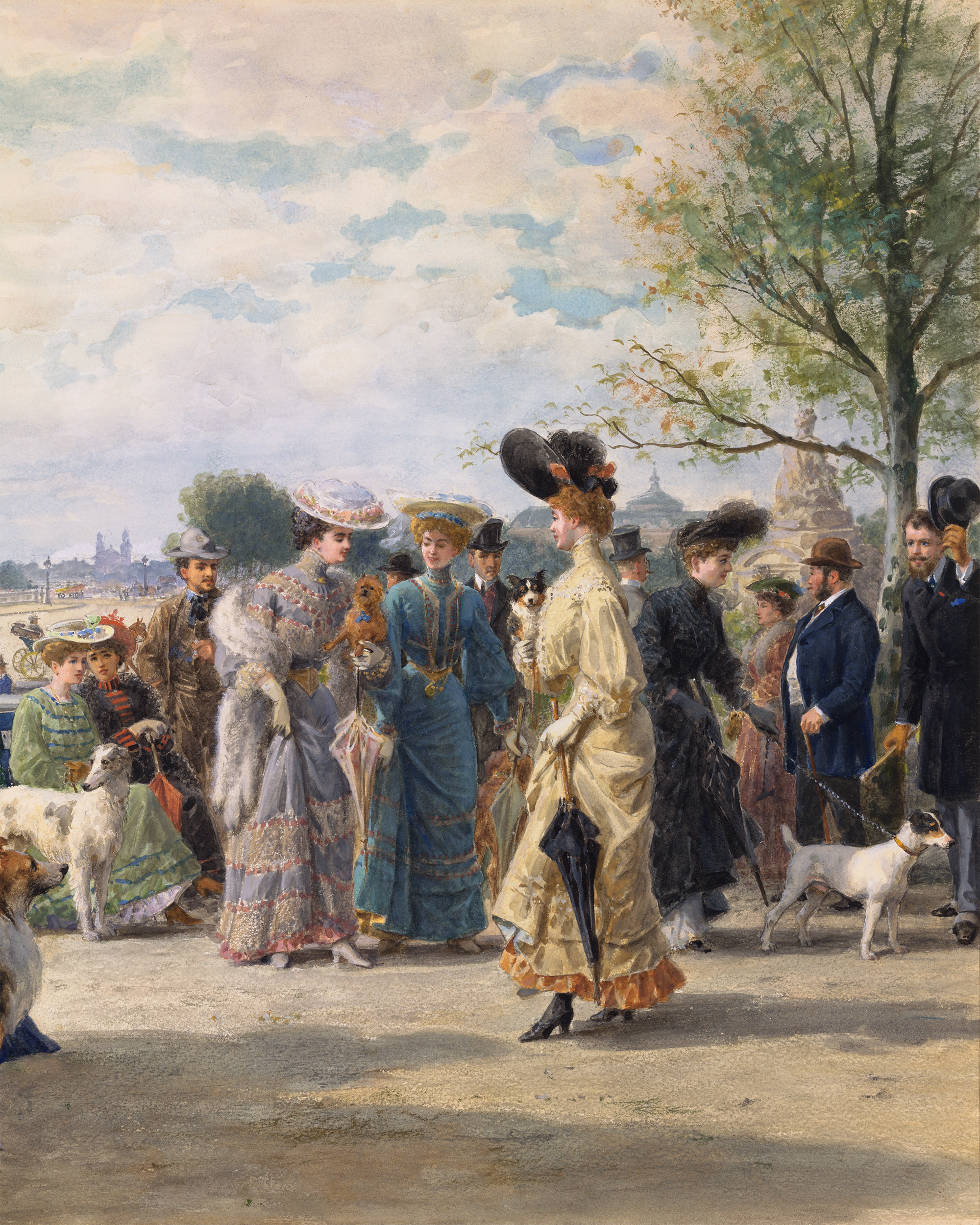 Concours de Chiens au Promenade by Otto Eerelman