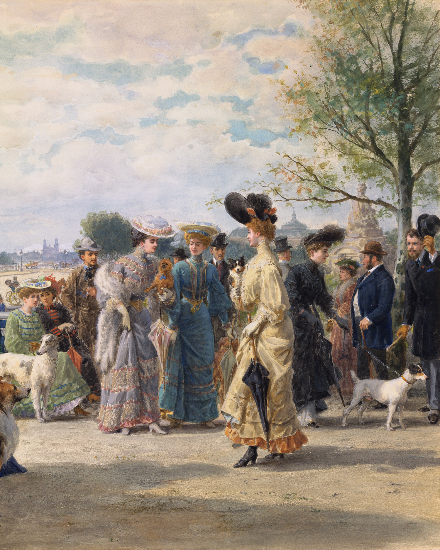 Concours de Chiens au Promenade by Otto Eerelman